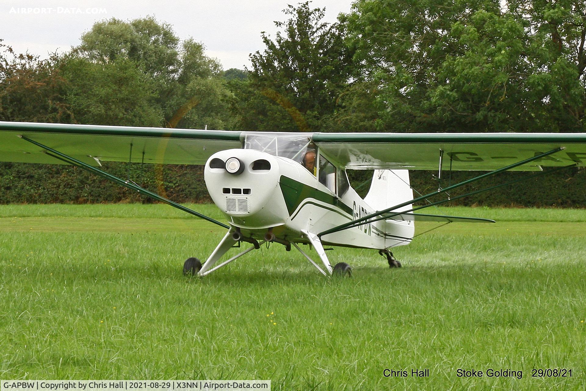 G-APBW, 1957 Auster 5A C/N 3405, Stoke Golding Stake Out 2021