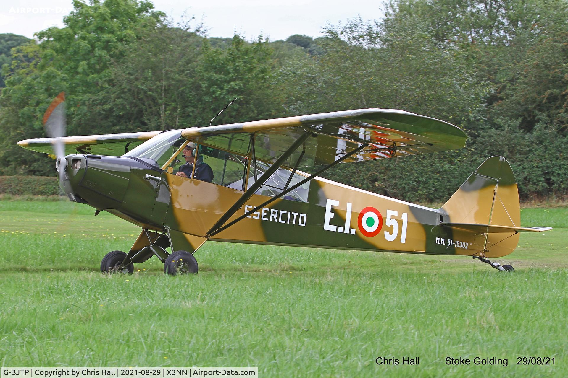 G-BJTP, 1951 Piper L-18C Super Cub (PA-18-95) C/N 18-999, Stoke Golding Stake Out 2021