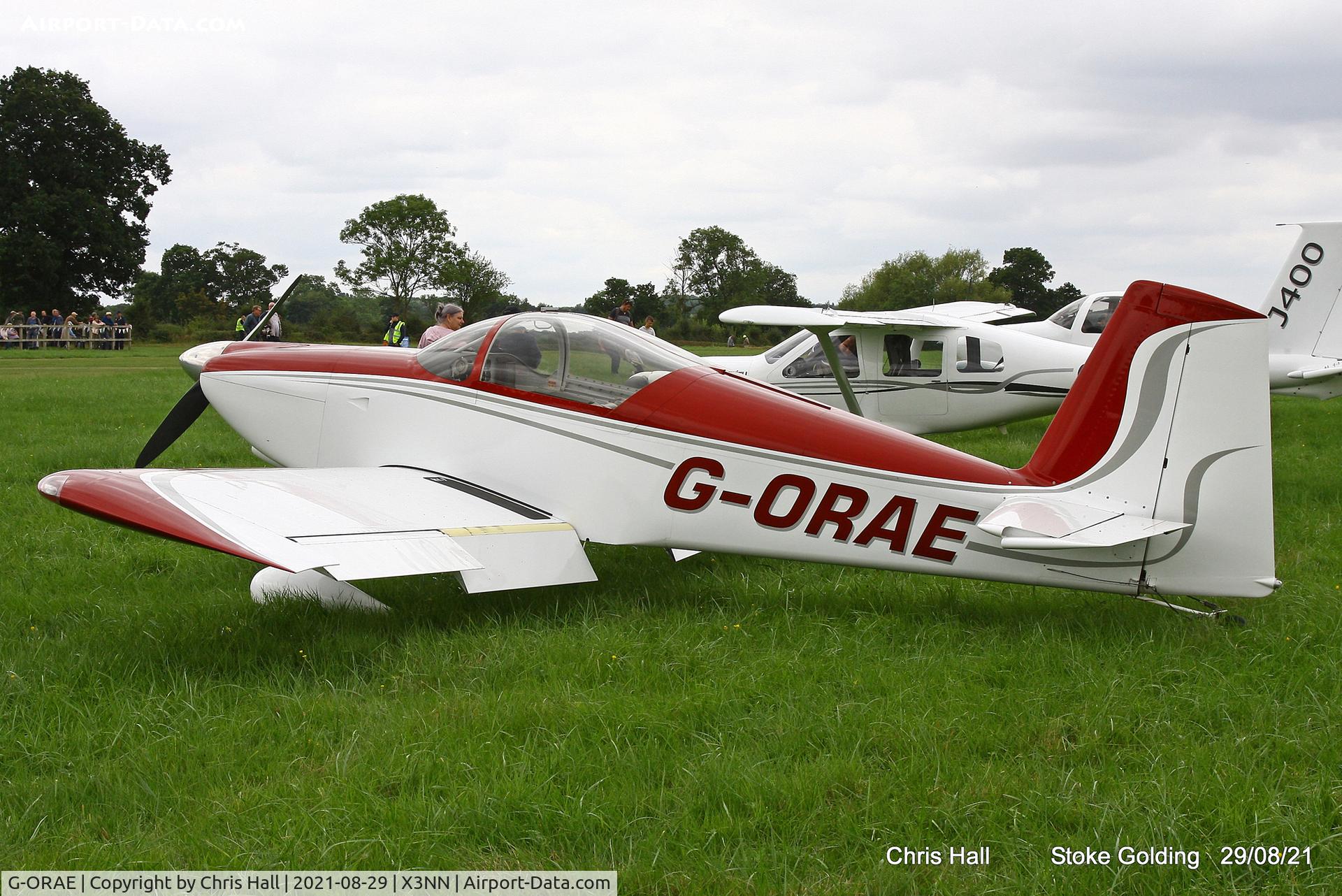 G-ORAE, 2003 Vans RV-7 C/N PFA 323-14016, Stoke Golding Stake Out 2021