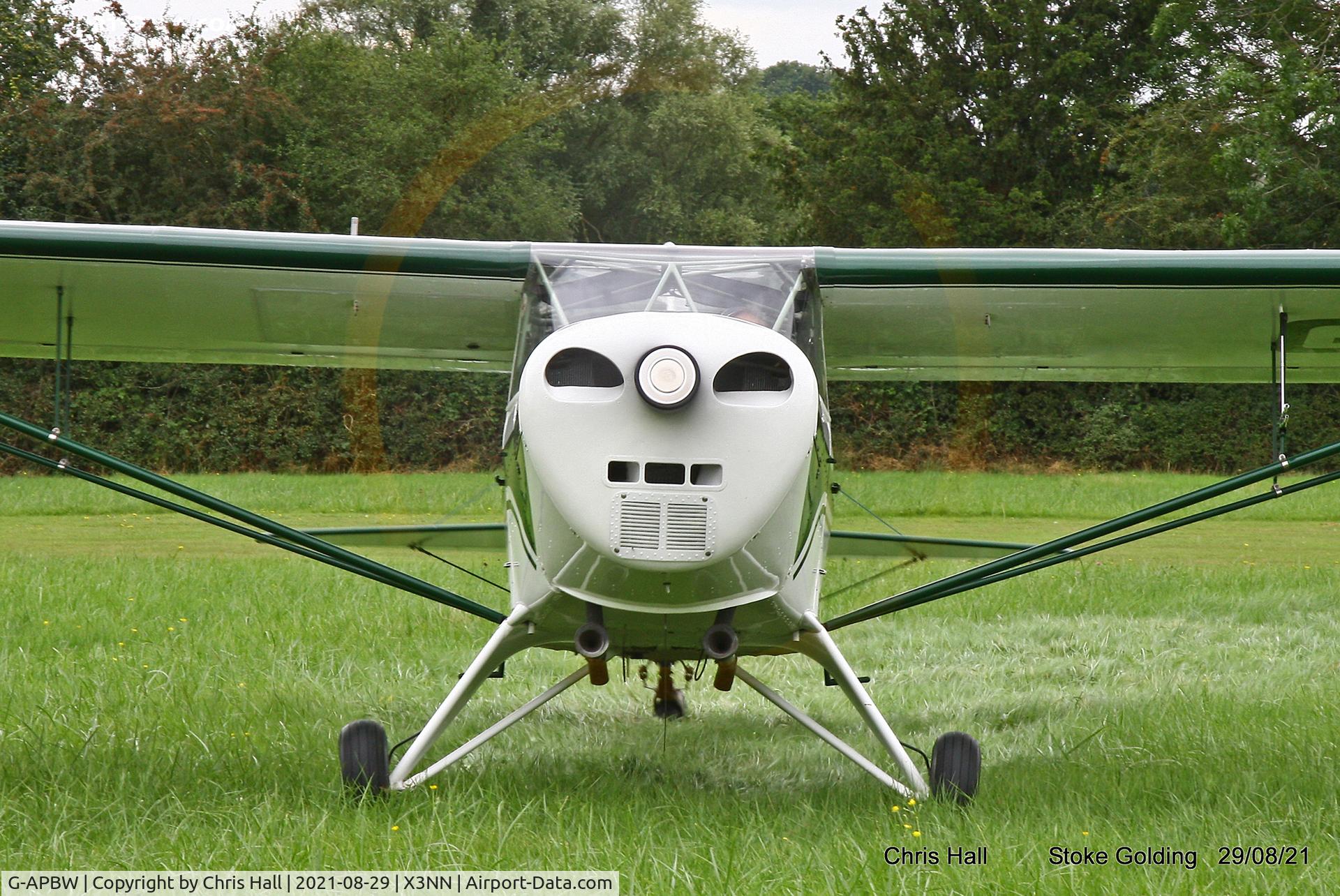 G-APBW, 1957 Auster 5A C/N 3405, Stoke Golding Stake Out 2021