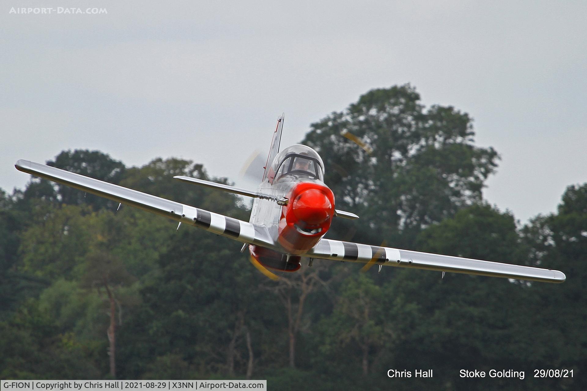G-FION, 2016 Titan T-51 Mustang C/N LAA 355-15164, Stoke Golding Stake Out 2021