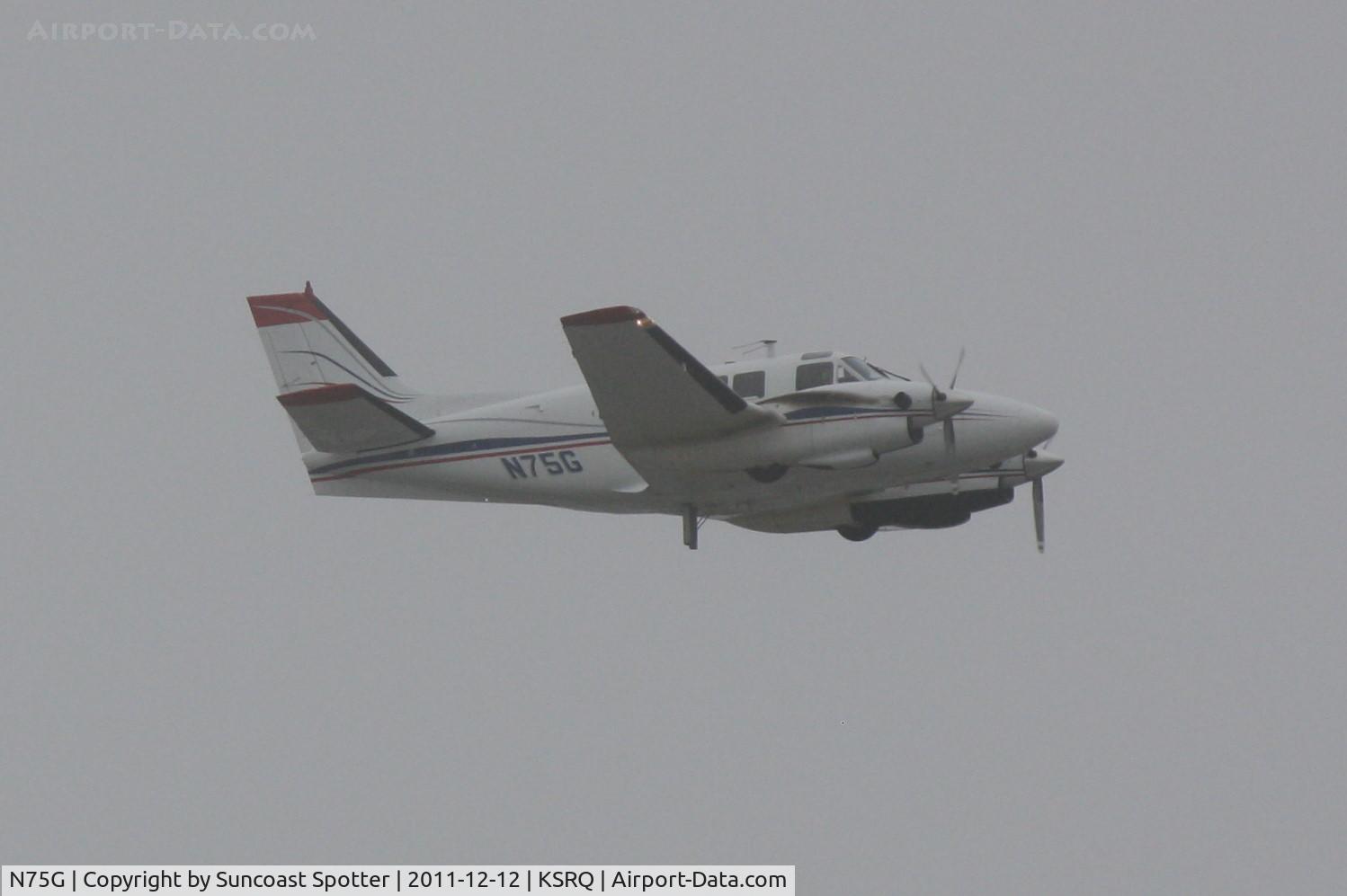 N75G, 1967 Beech U-21A Ute C/N LM-83, N75G departs Runway 14 at Sarasota-Bradenton International Airport