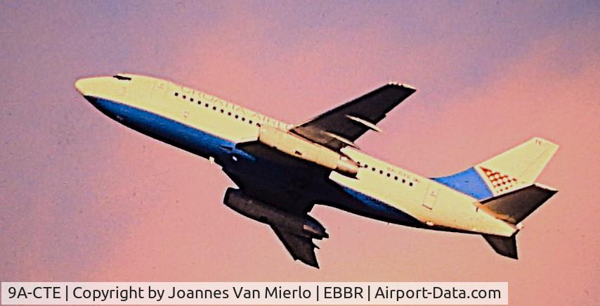 9A-CTE, 1982 Boeing 737-230 C/N 22634, ex-slide