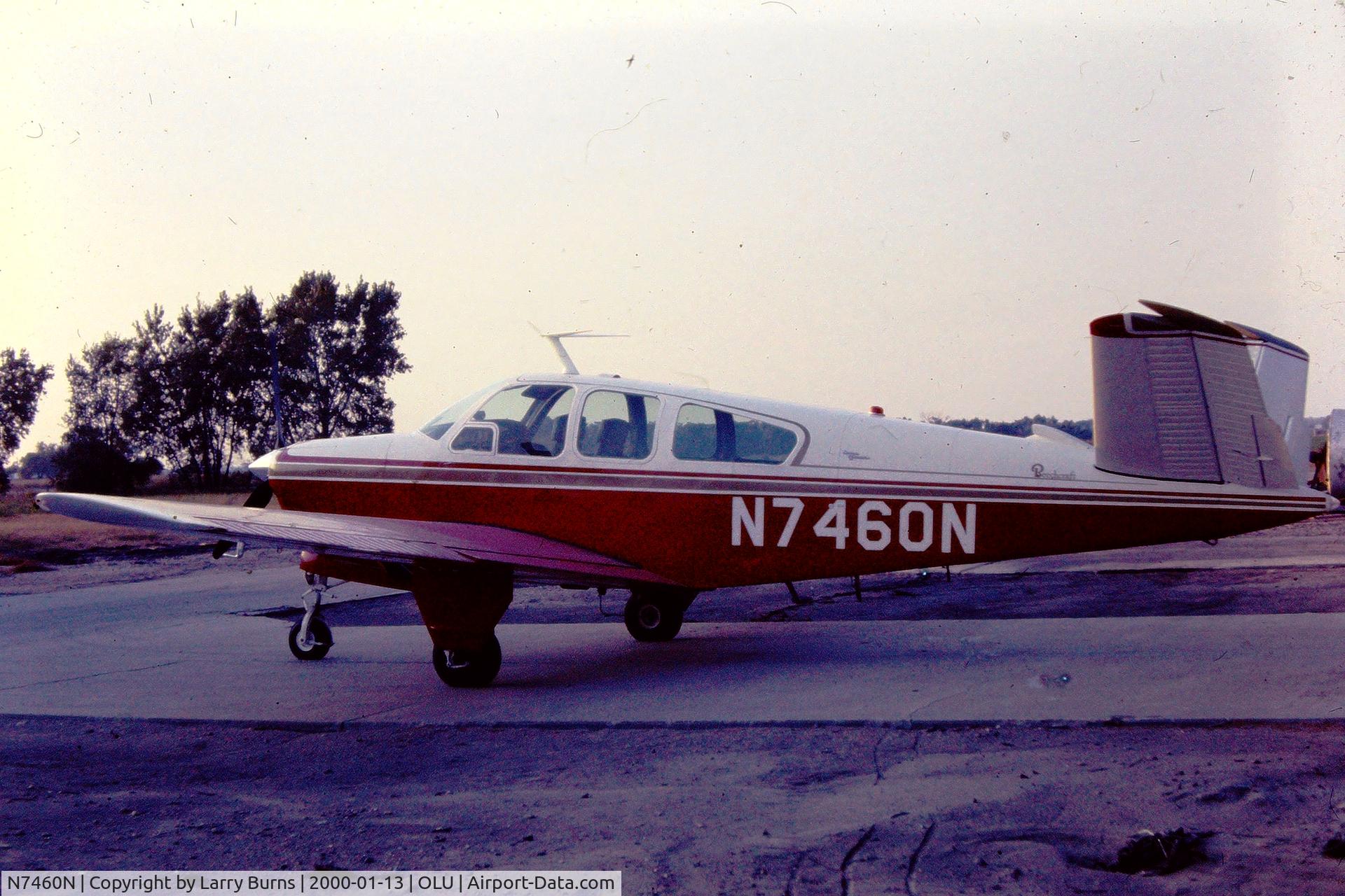 N7460N, 1968 Beech V35A Bonanza C/N D-8848, Originally purchased new by Robert I Burns MD from Duncan Aviation, Lincoln, Nebraska