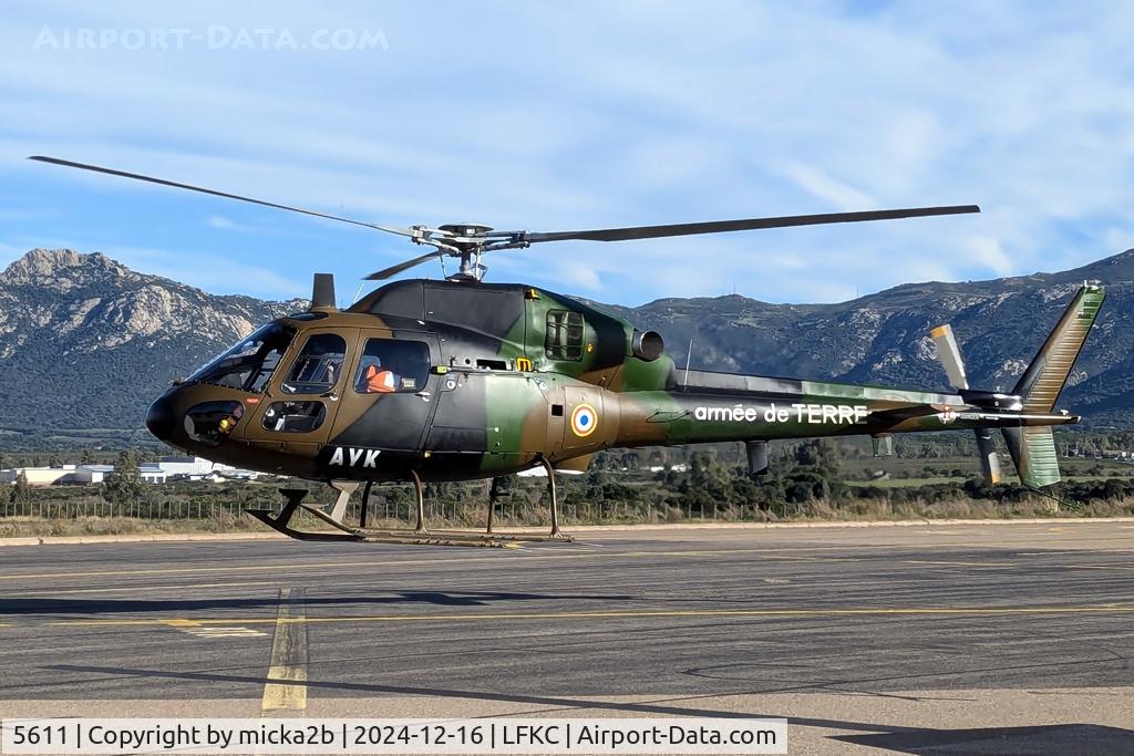 5611, Aerospatiale AS-555UN Fennec C/N 5611, Landing