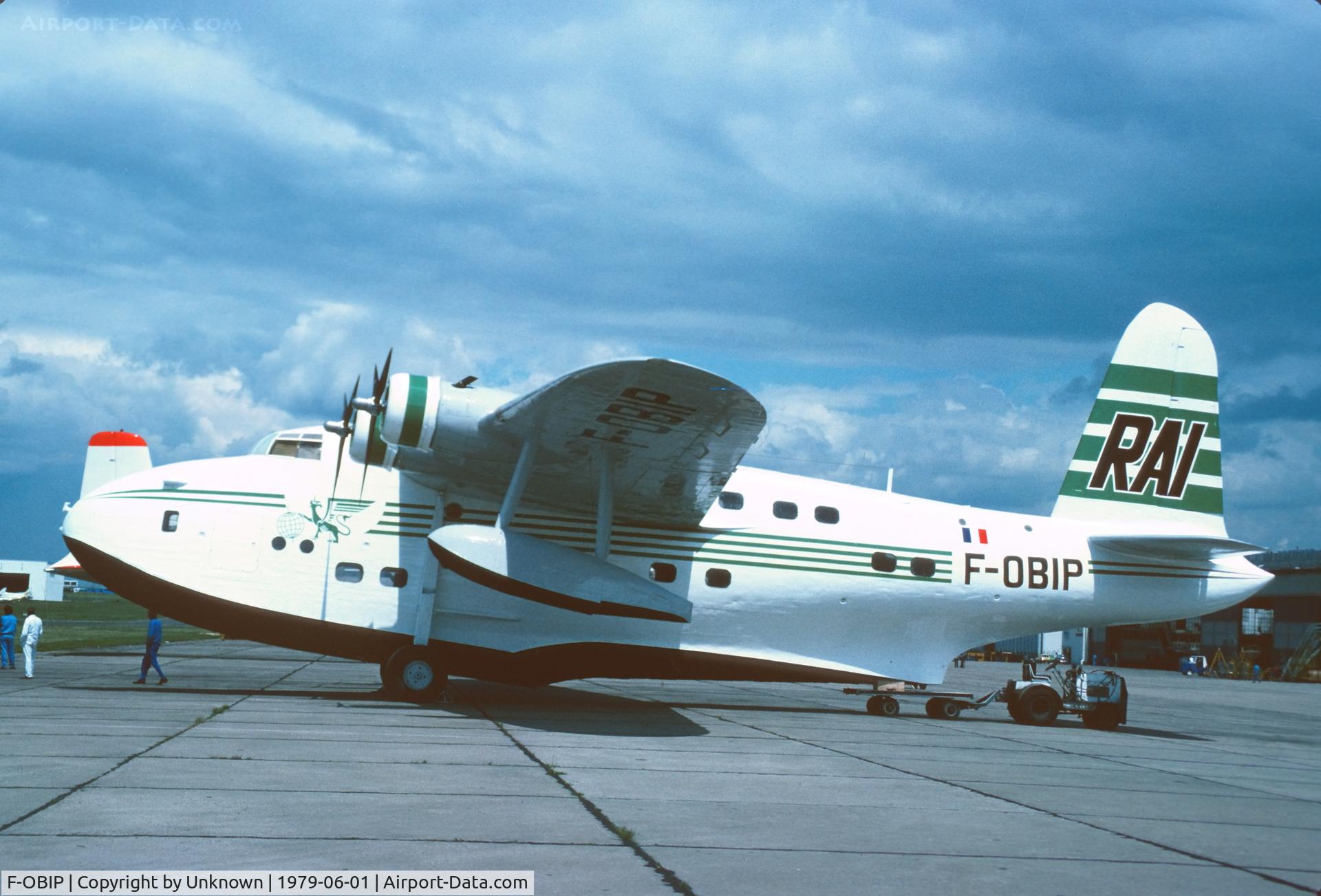 F-OBIP, 1943 Short S25 Sandringham Mk 7 C/N SH.57C, unknown 6.1979