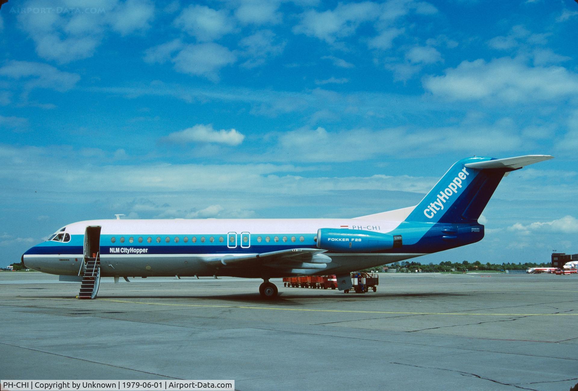 PH-CHI, 1979 Fokker F.28-4000 Fellowship C/N 11141, Unknown 1979