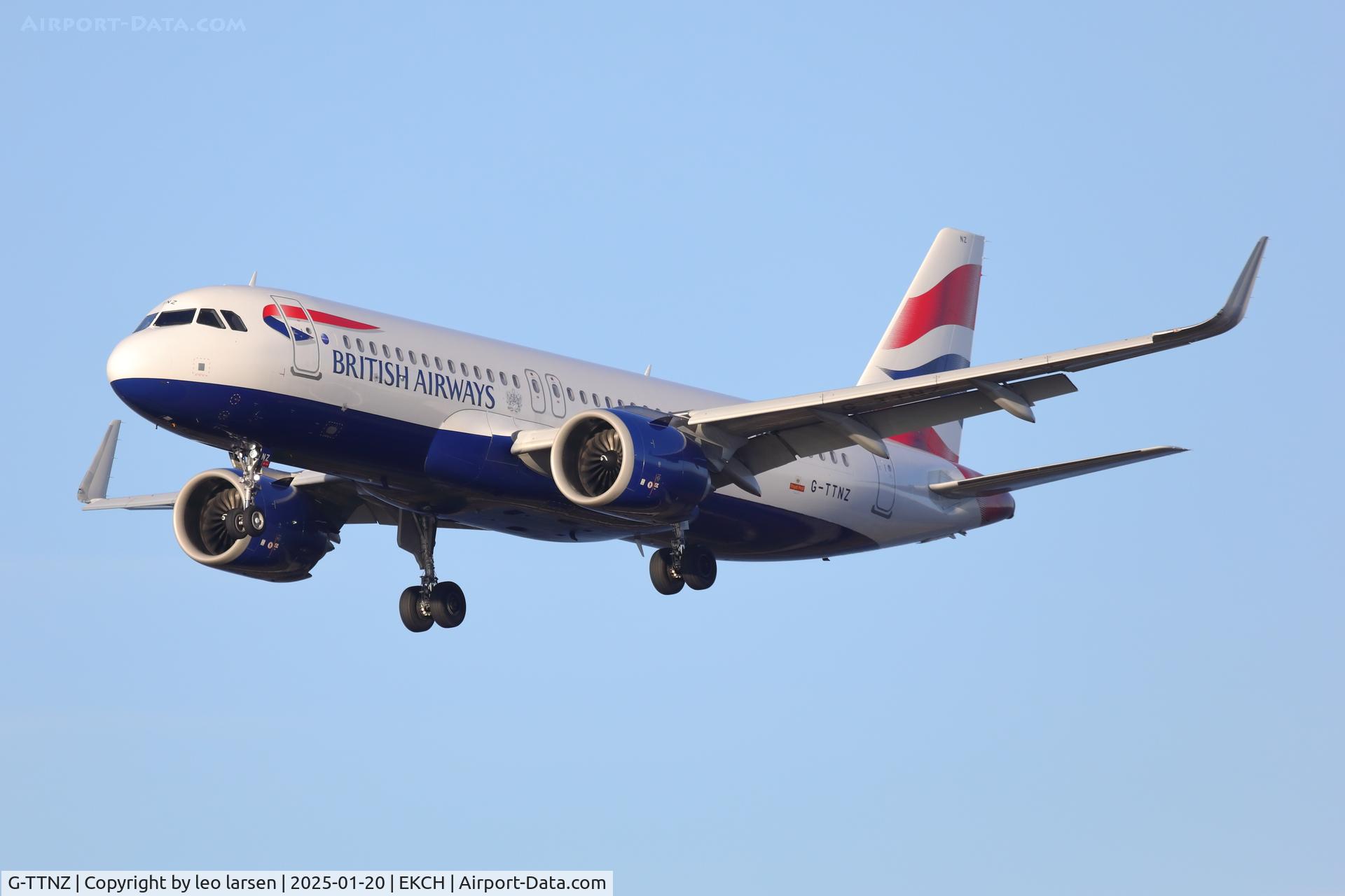 G-TTNZ, 2024 Airbus A320-251 Neo C/N 12158, Copenhagen 20.1,2025