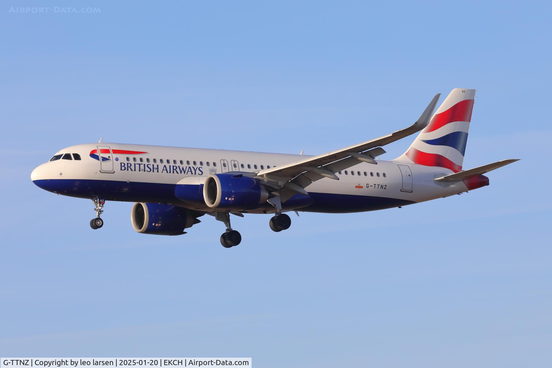 G-TTNZ, 2024 Airbus A320-251 Neo C/N 12158, Copenhagen 20.1.2025