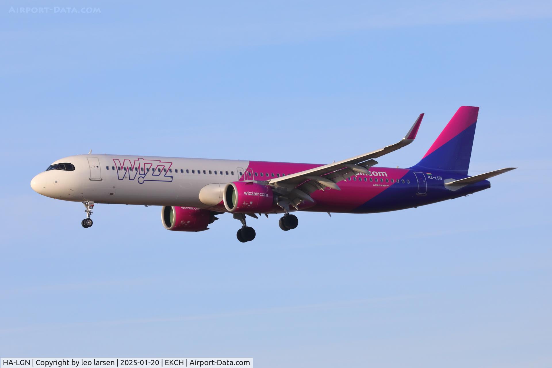 HA-LGN, 2024 Airbus A321-271NX C/N 11869, Copenhagen Kastrup 20.1.2025