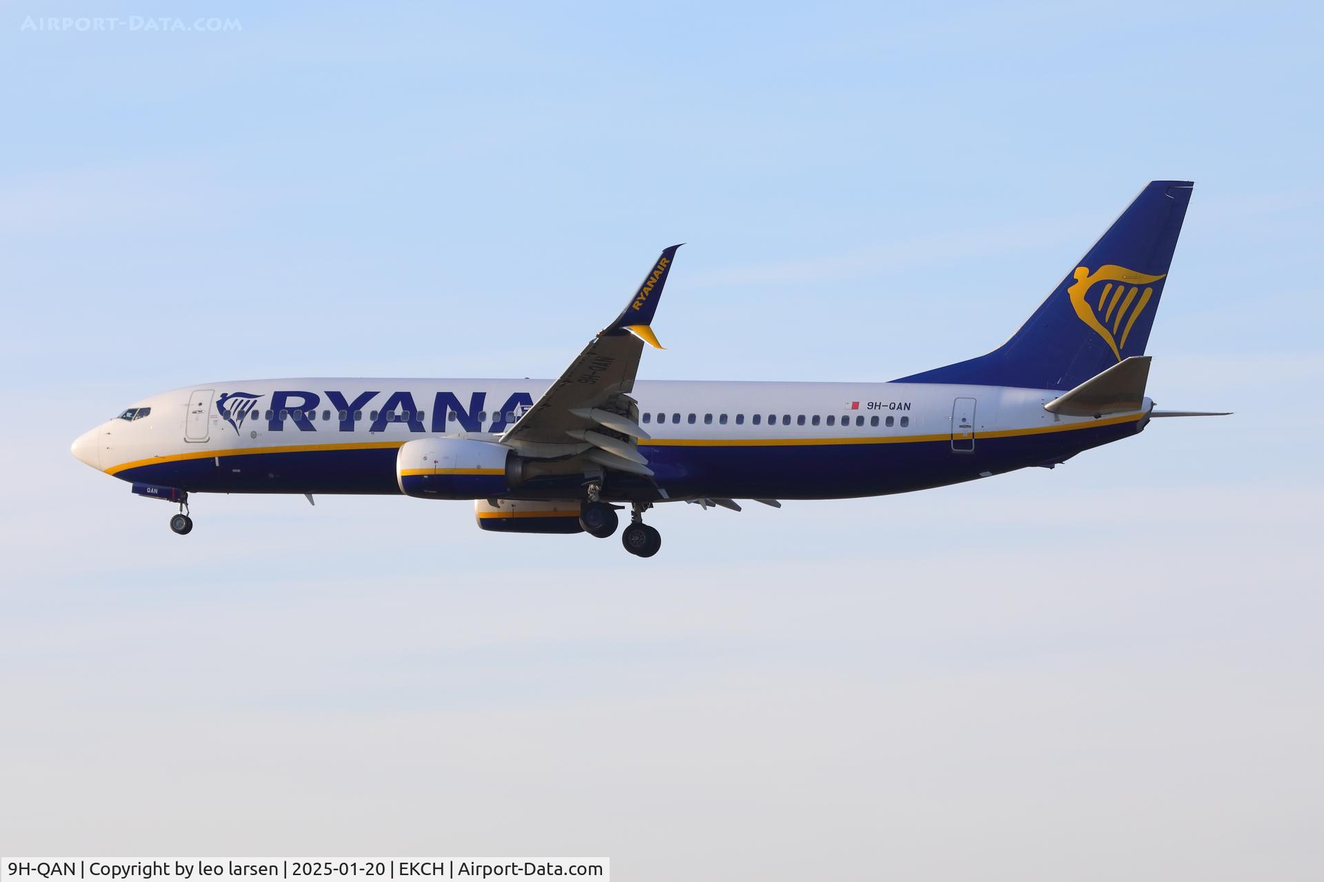 9H-QAN, 2000 Boeing 737-8AS C/N 44795, Copenhagen 20.1.2025