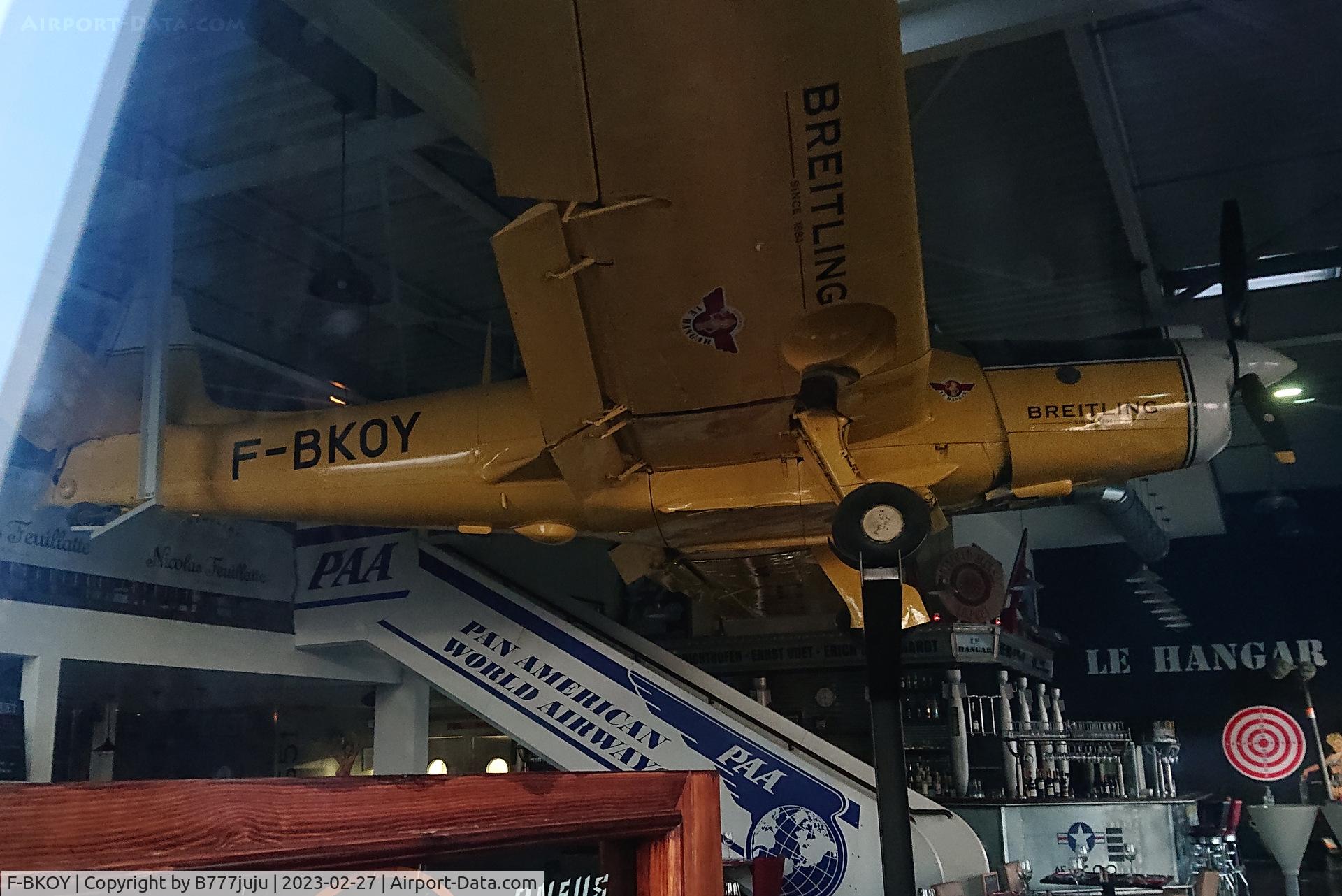 F-BKOY, Morane-Saulnier MS-733 Alcyon C/N 44, on display at 