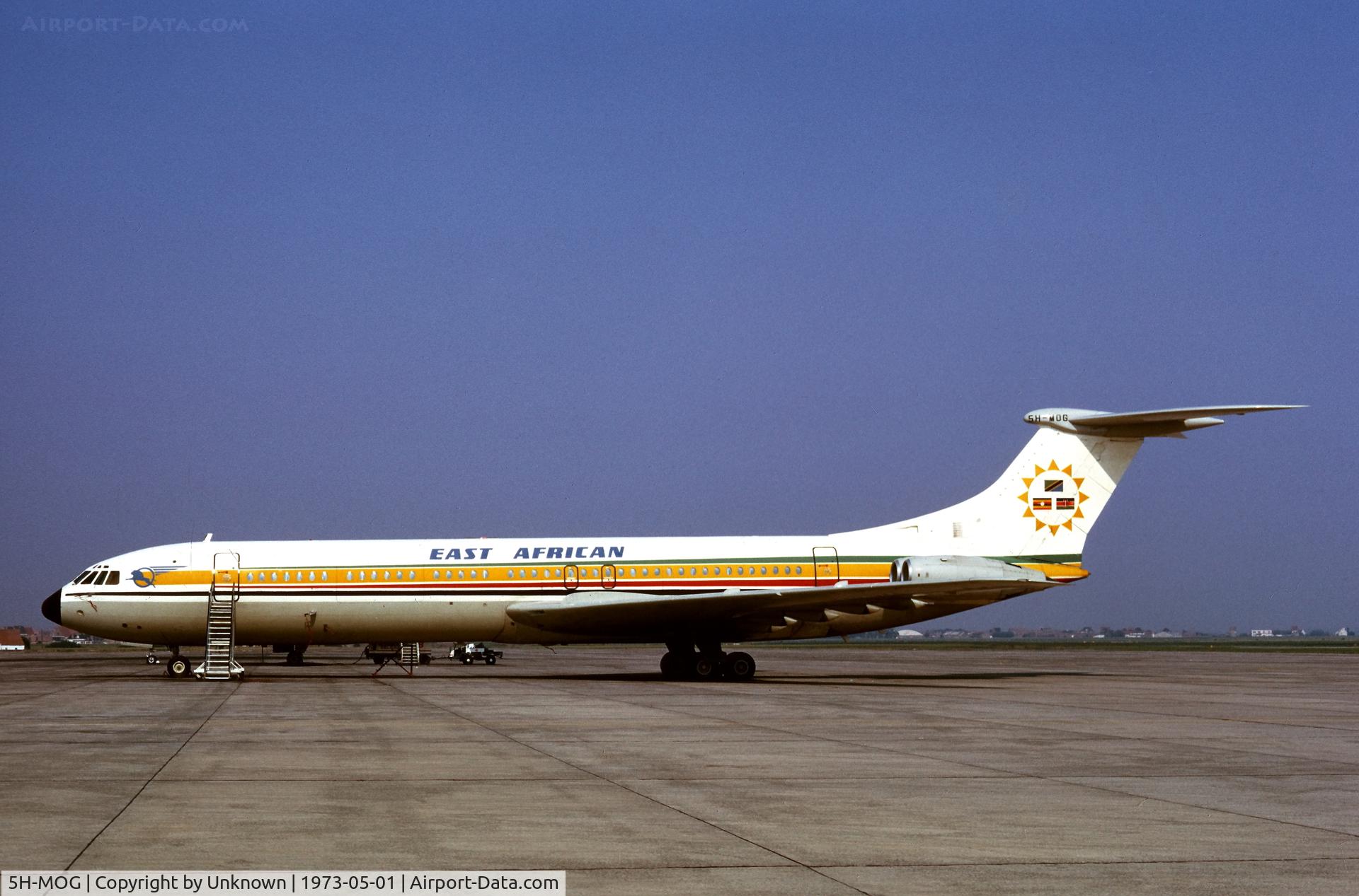 5H-MOG, 1970 Vickers Super VC10 Srs 1154 C/N 885, Unknown  3.1973