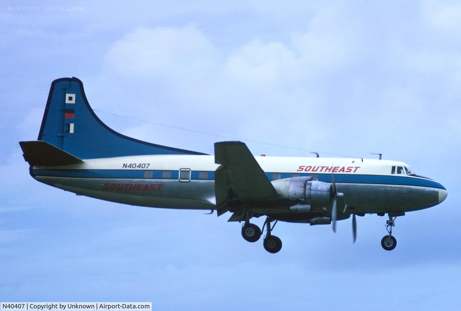 N40407, 1951 Martin 404 C/N 14107, unknown