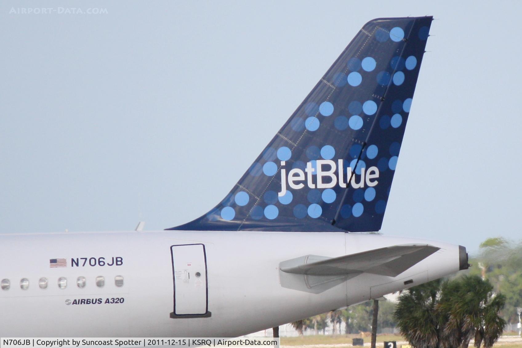 N706JB, 2008 Airbus A320-232 C/N 3451, JetBlue Airways - Bubbles