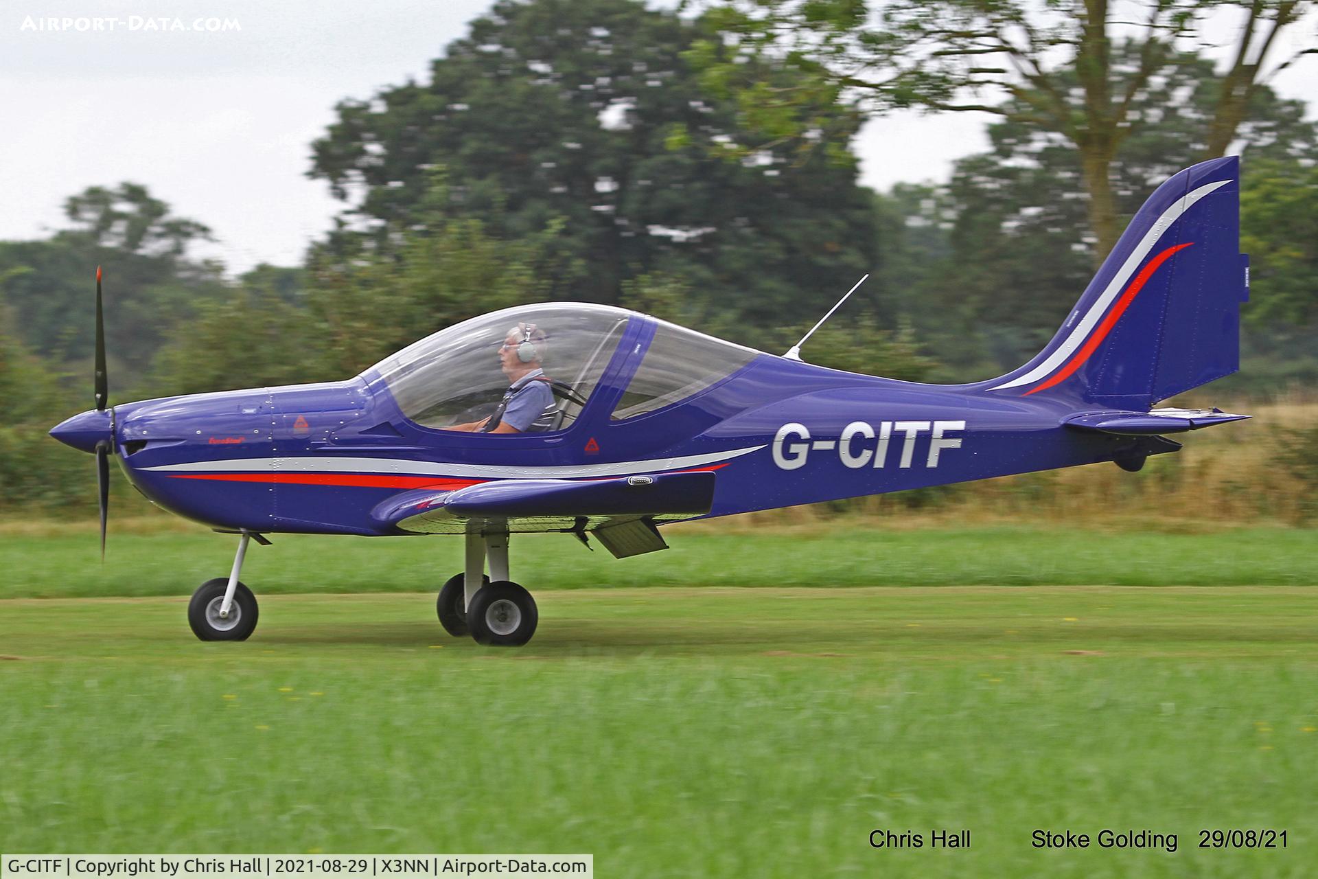 G-CITF, 2015 Evektor EV-97 Eurostar SL C/N 2015-4223, Stoke Golding Stake Out 2021