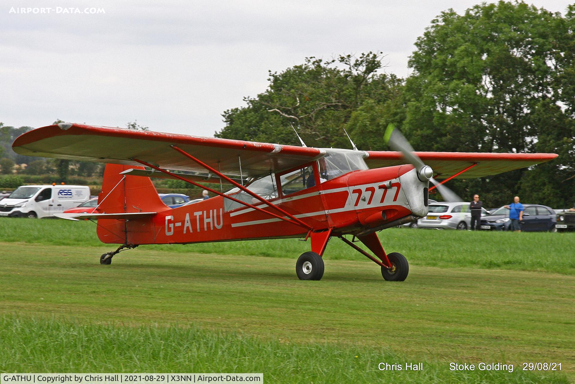 G-ATHU, 1945 Beagle A-61 Terrier C/N AUS/127/FM, Stoke Golding Stake Out 2021