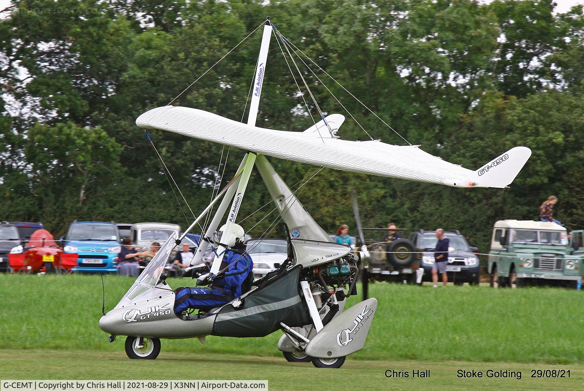 G-CEMT, 2007 P&M Aviation Quik GT450 C/N 8251, Stoke Golding Stake Out 2021