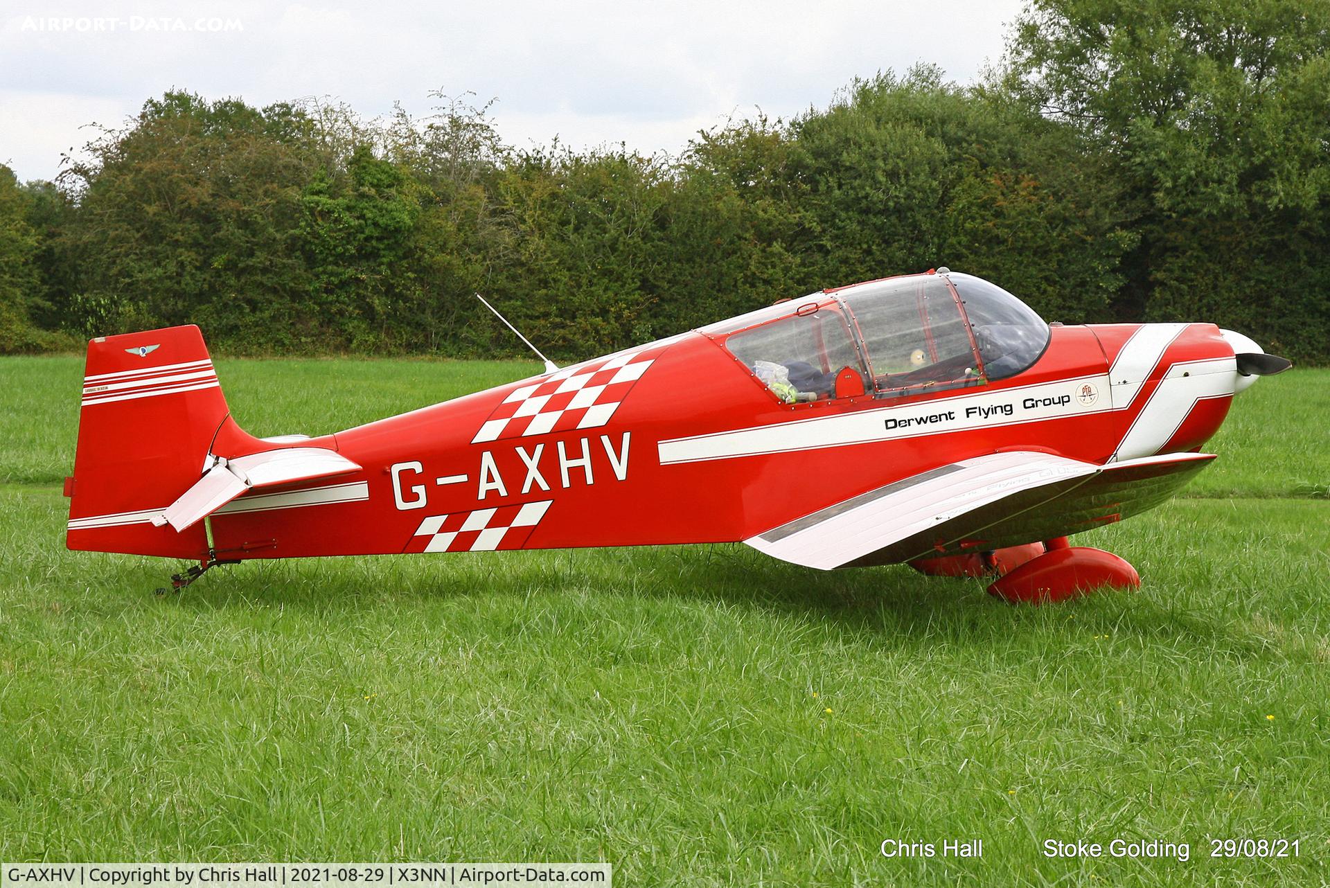 G-AXHV, 1958 Jodel D-117A C/N 695, Stoke Golding Stake Out 2021