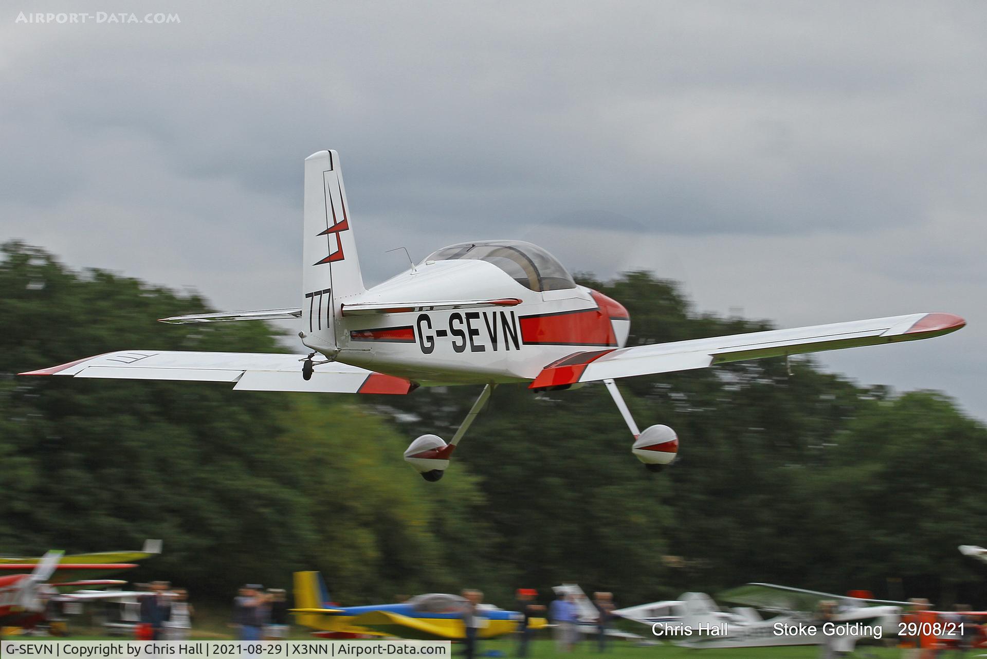 G-SEVN, 2003 Vans RV-7 C/N PFA 323-13795, Stoke Golding Stake Out 2021