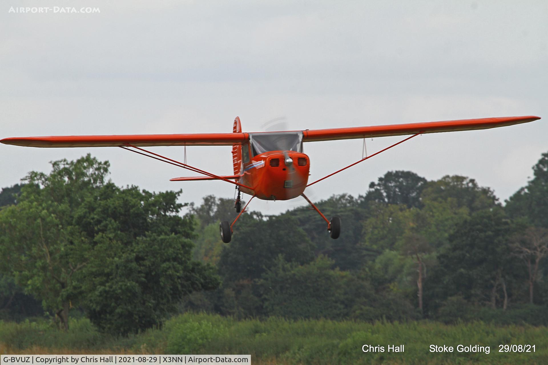 G-BVUZ, 1946 Cessna 120 C/N 11334, Stoke Golding Stake Out 2021