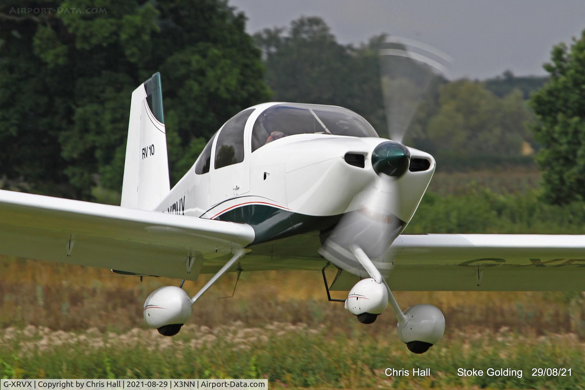 G-XRVX, 2006 Van's RV-10 C/N PFA 339-14592, Stoke Golding Stake Out 2021