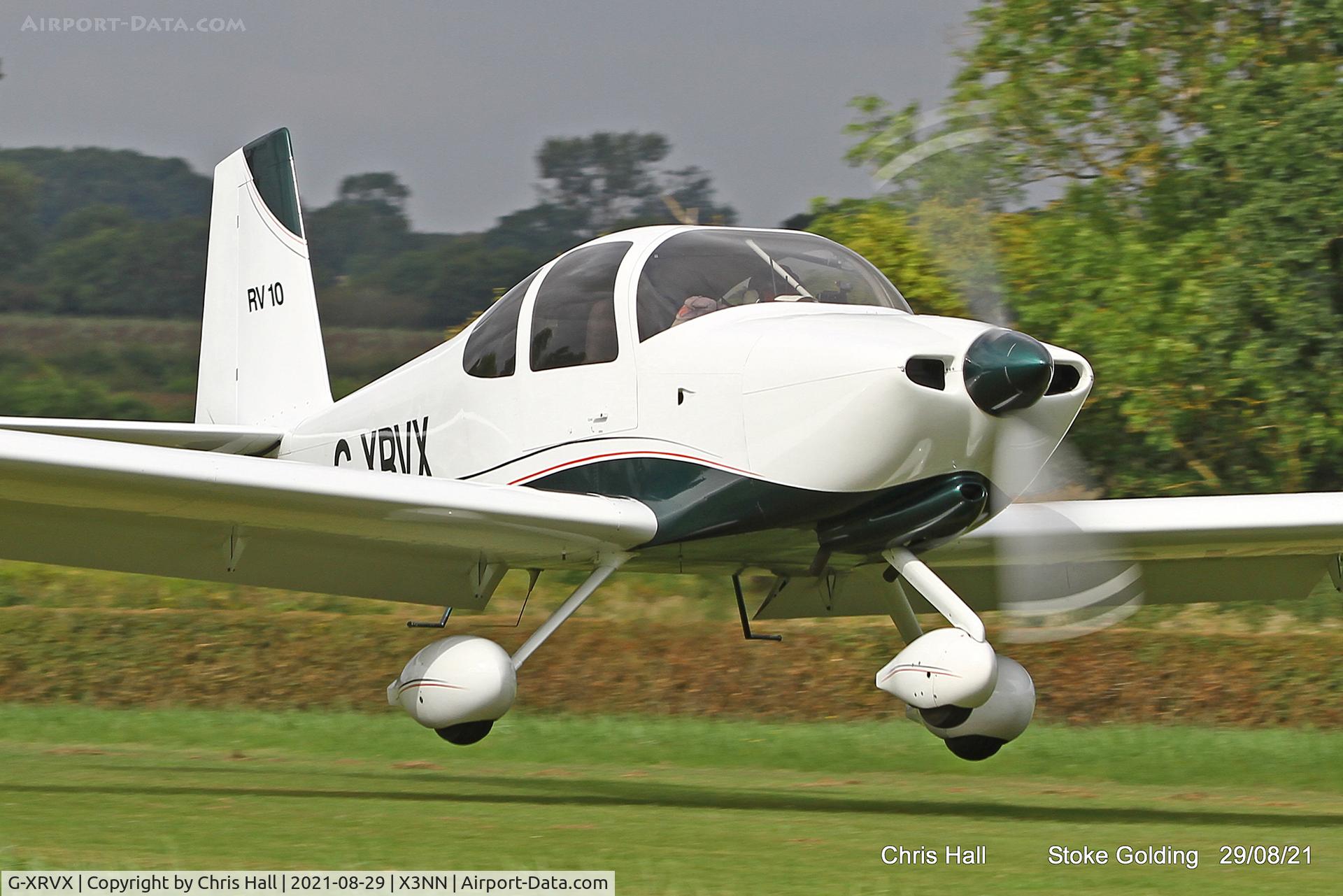 G-XRVX, 2006 Van's RV-10 C/N PFA 339-14592, Stoke Golding Stake Out 2021