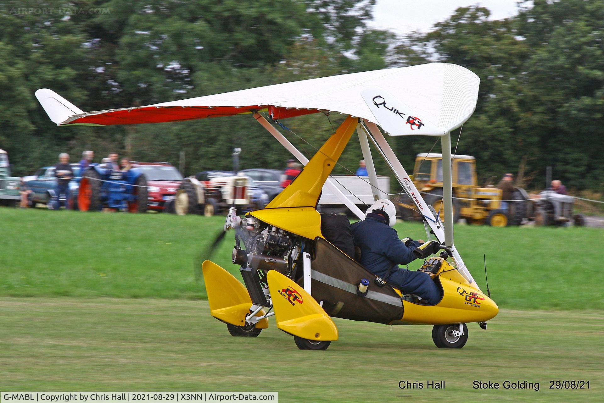 G-MABL, 2012 P&M Aviation Quik GTR C/N 8635, Stoke Golding Stake Out 2021