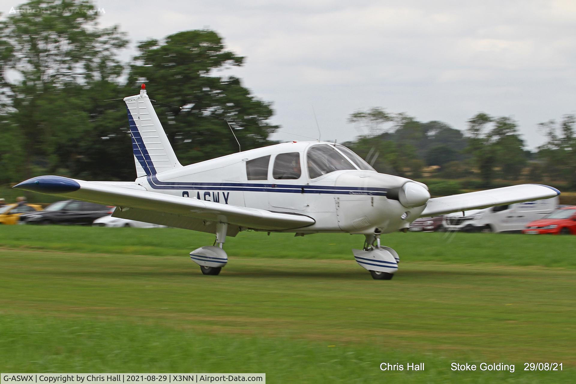 G-ASWX, 1964 Piper PA-28-180 Cherokee C/N 28-1932, Stoke Golding Stake Out 2021