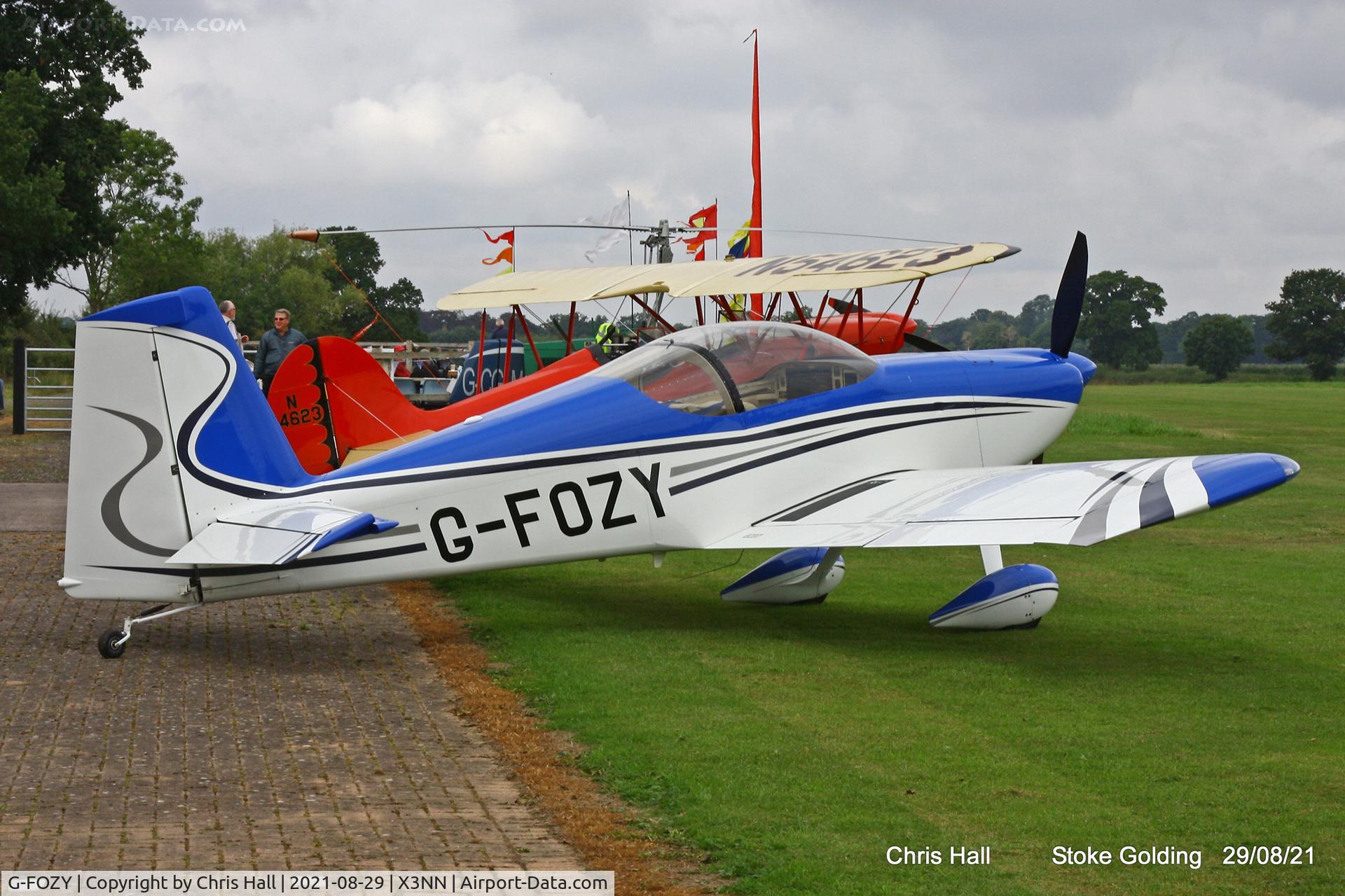 G-FOZY, 2012 Vans RV-7 C/N PFA 323-14150, Stoke Golding Stake Out 2021