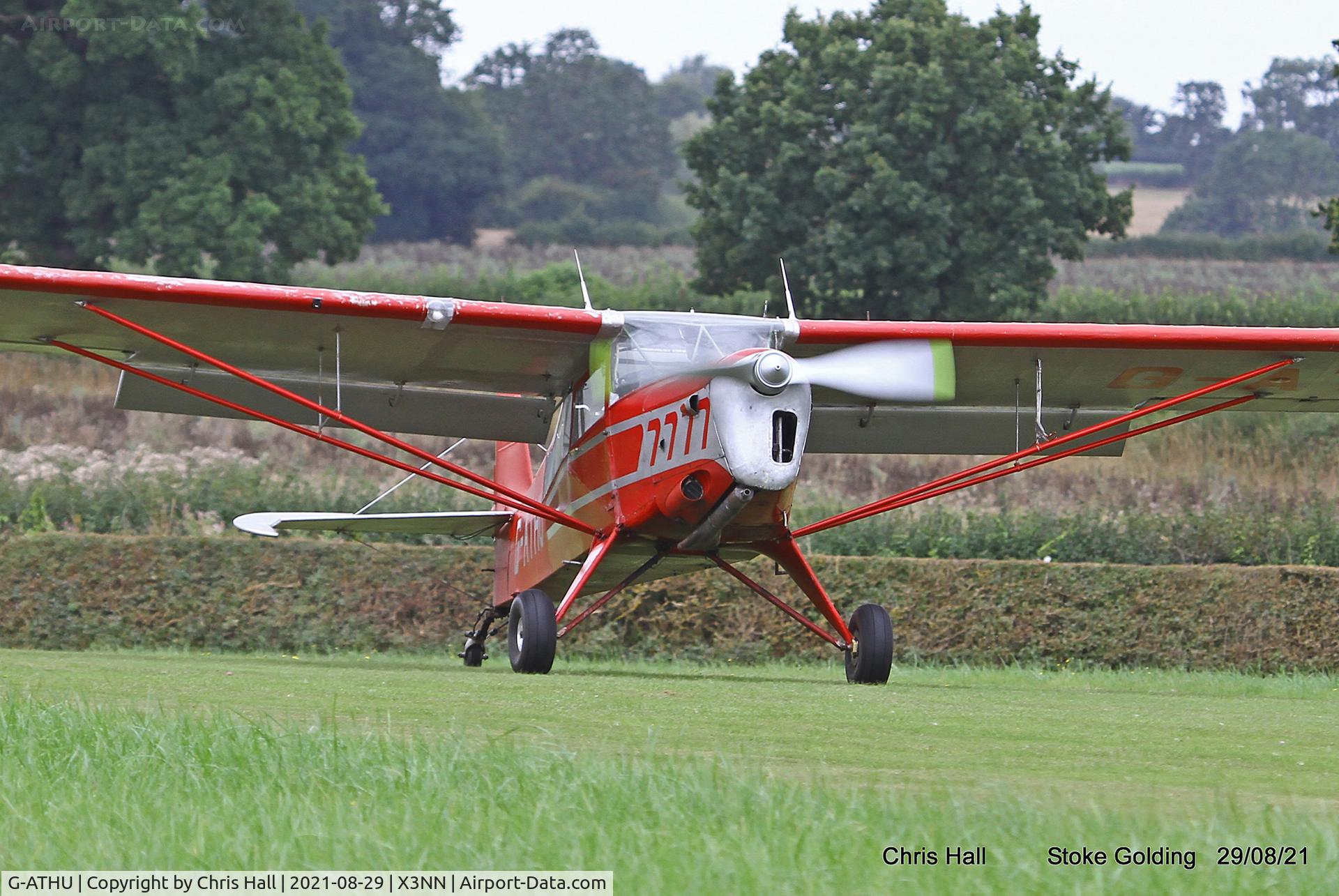 G-ATHU, 1945 Beagle A-61 Terrier C/N AUS/127/FM, Stoke Golding Stake Out 2021
