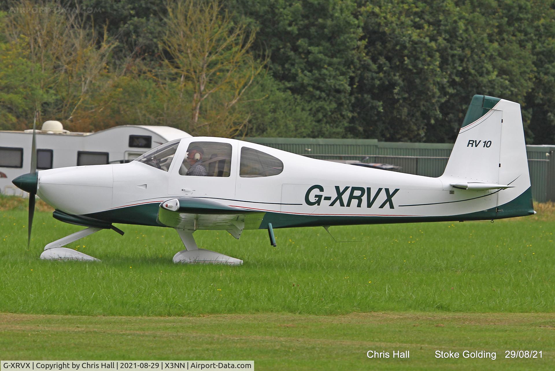 G-XRVX, 2006 Van's RV-10 C/N PFA 339-14592, Stoke Golding Stake Out 2021