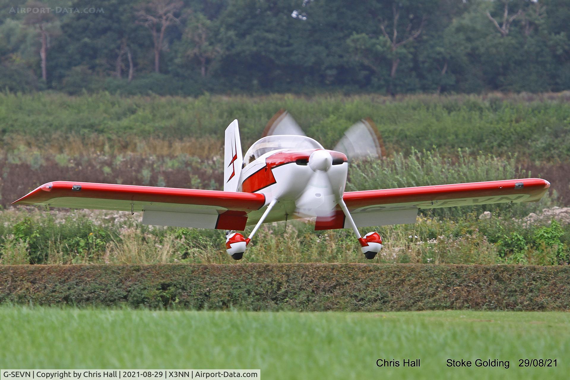 G-SEVN, 2003 Vans RV-7 C/N PFA 323-13795, Stoke Golding Stake Out 2021