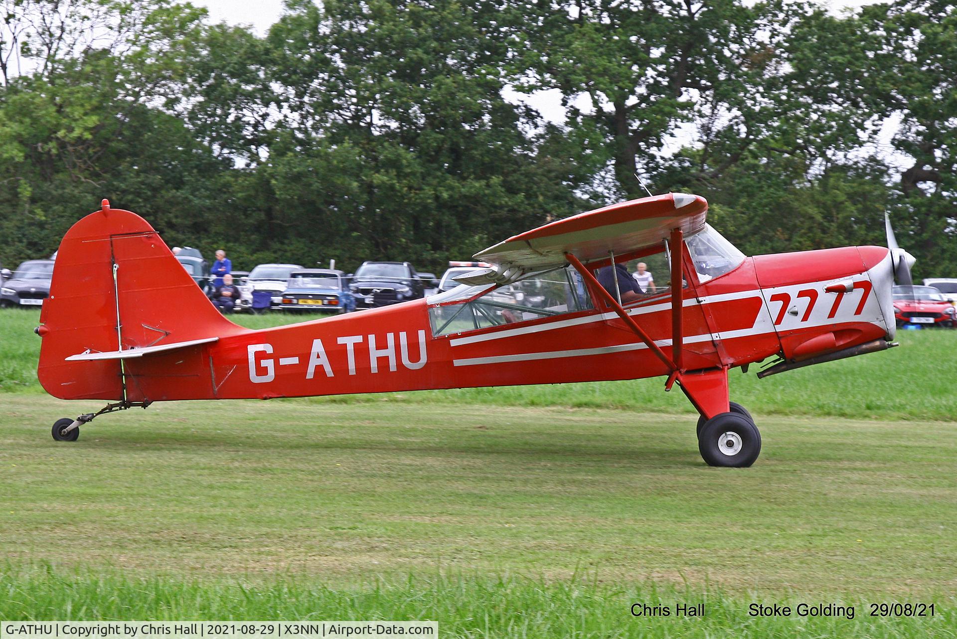 G-ATHU, 1945 Beagle A-61 Terrier C/N AUS/127/FM, Stoke Golding Stake Out 2021