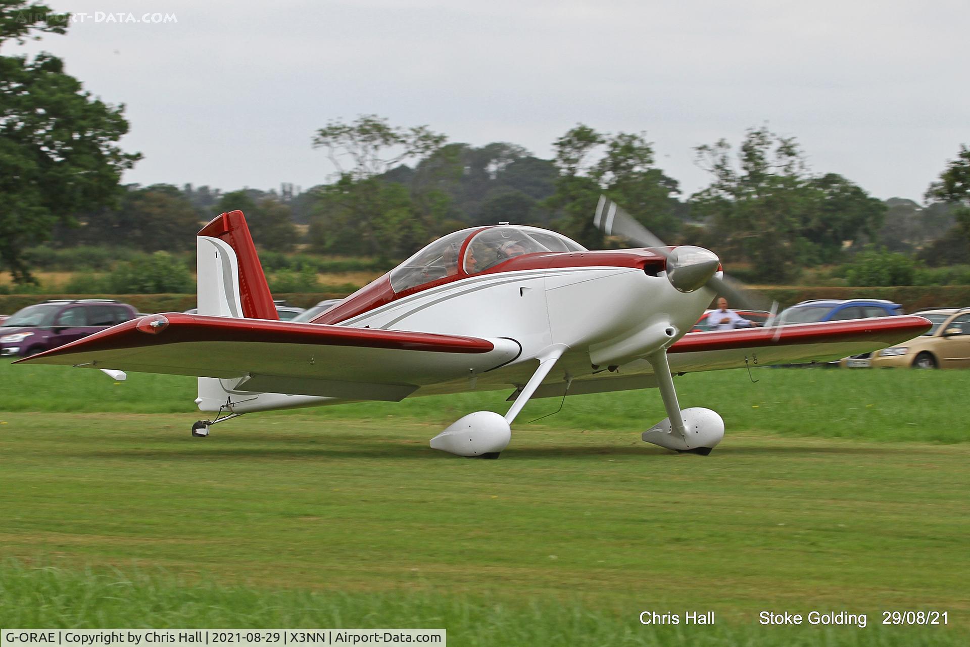 G-ORAE, 2003 Vans RV-7 C/N PFA 323-14016, Stoke Golding Stake Out 2021