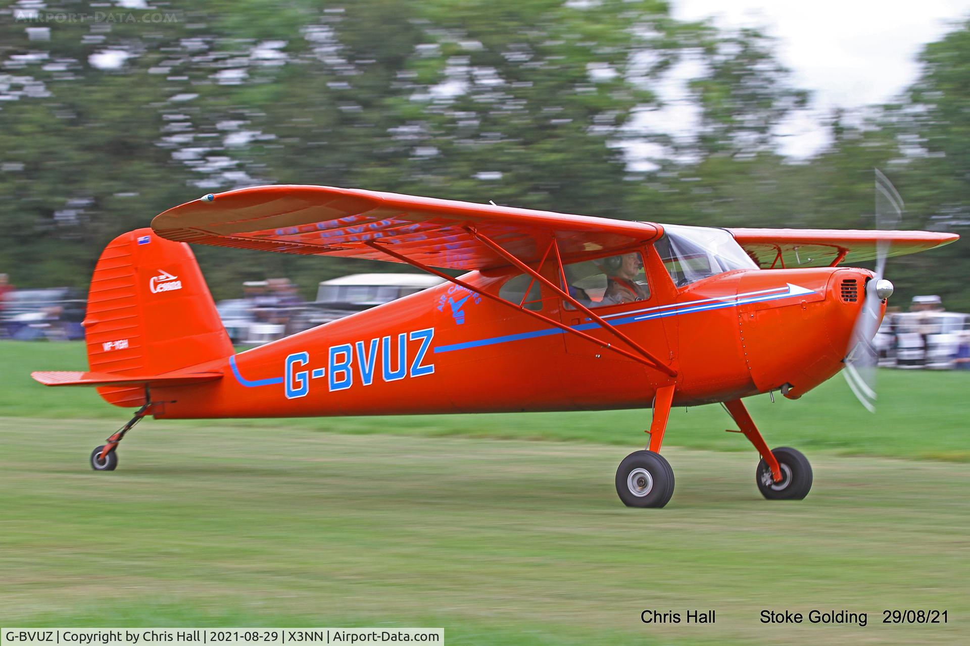 G-BVUZ, 1946 Cessna 120 C/N 11334, Stoke Golding Stake Out 2021