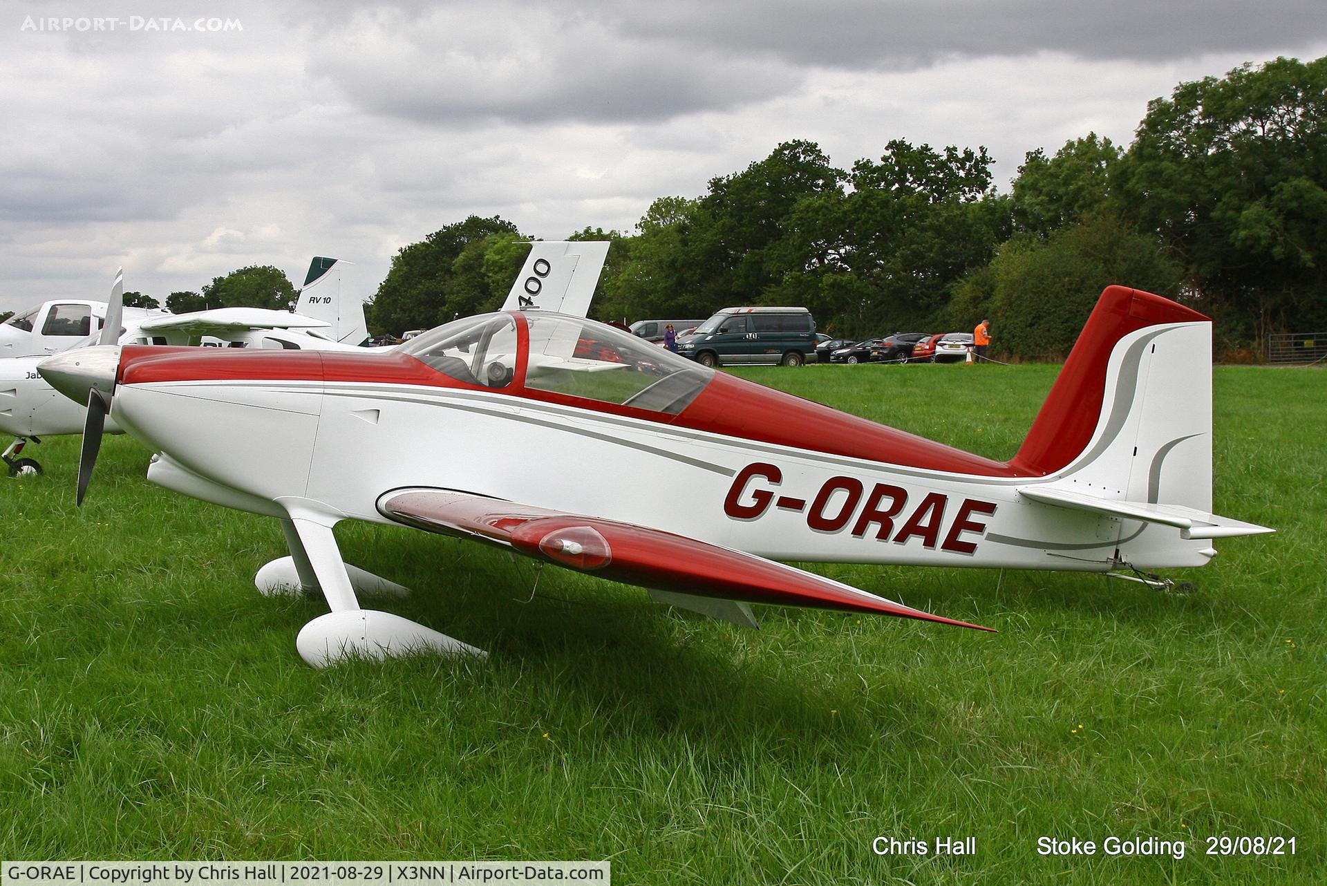 G-ORAE, 2003 Vans RV-7 C/N PFA 323-14016, Stoke Golding Stake Out 2021