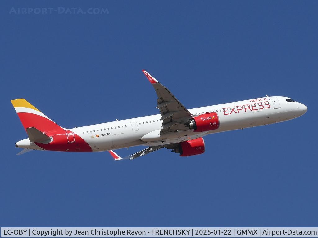 EC-OBY, 2023 Airbus A321-271NX C/N 11454, Marrakesh (RAK)	Madrid (MAD)	IB1852