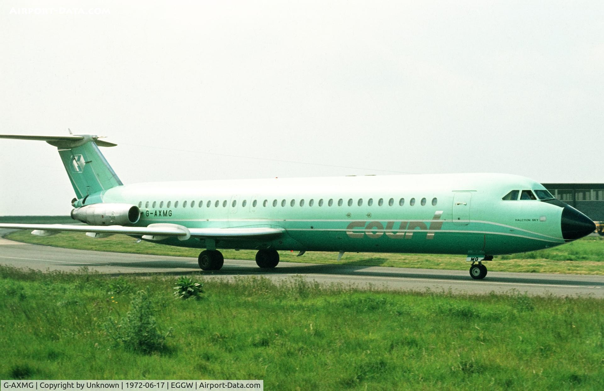 G-AXMG, 1969 BAC 111-518FG One-Eleven C/N BAC.201, Luton 17.6.72