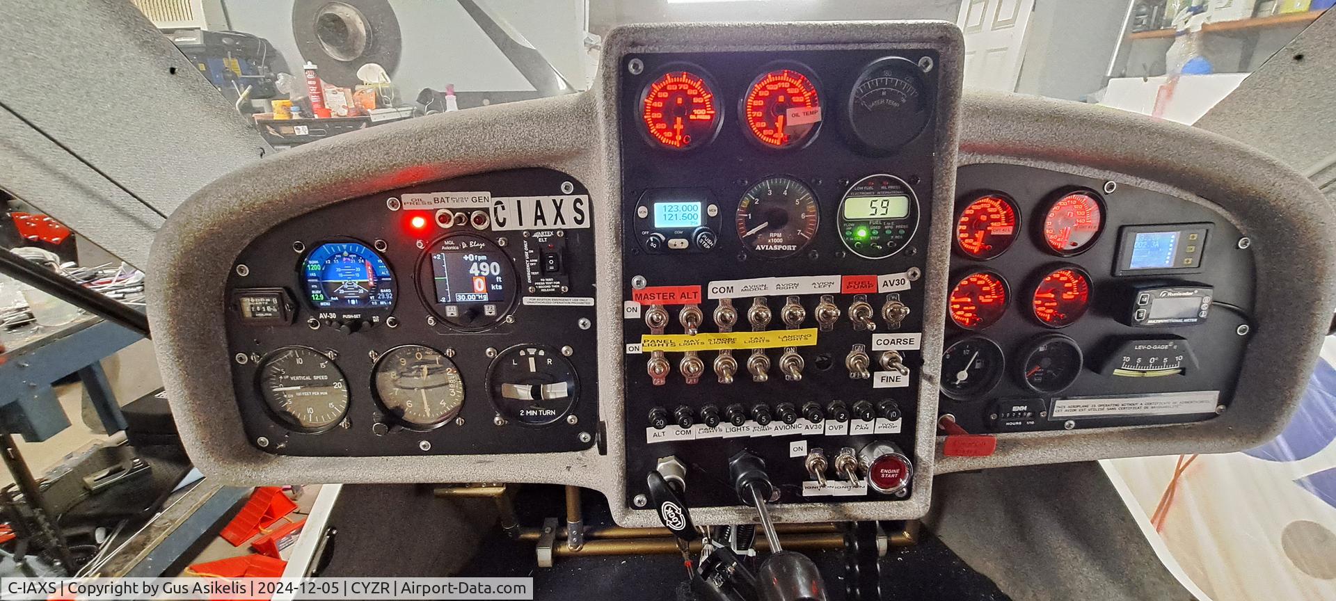 C-IAXS, 2002 AEROS SRO UL 2000 Flamingo C/N 006/02 KIT, INTERIOR COCKPIT PANEL 2024