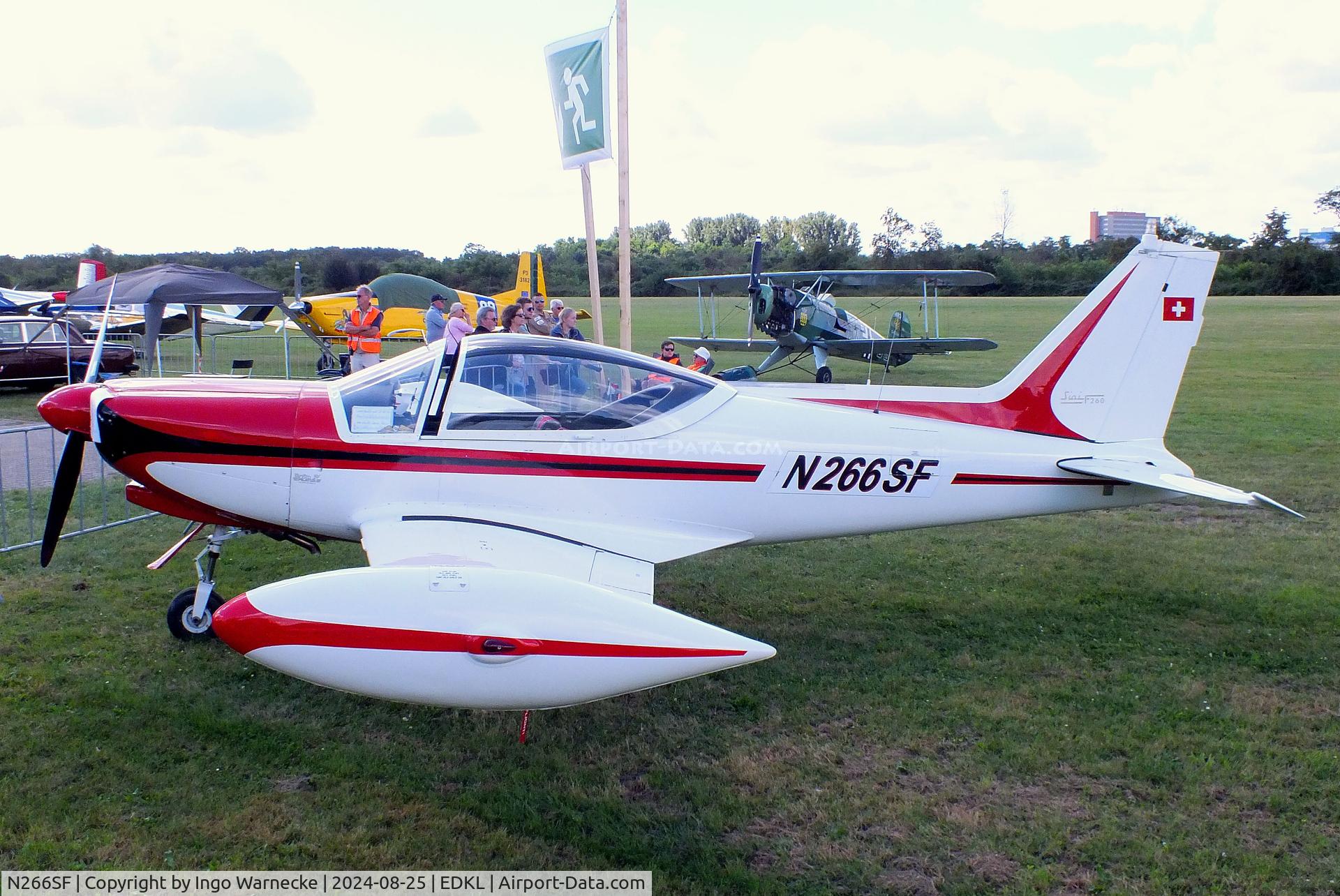 N266SF, 1969 SIAI-Marchetti SF-260 C/N 2-29, SIAI-Marchetti SF.260 at the 2024 Flugplatzfest Leverkusen airfield display