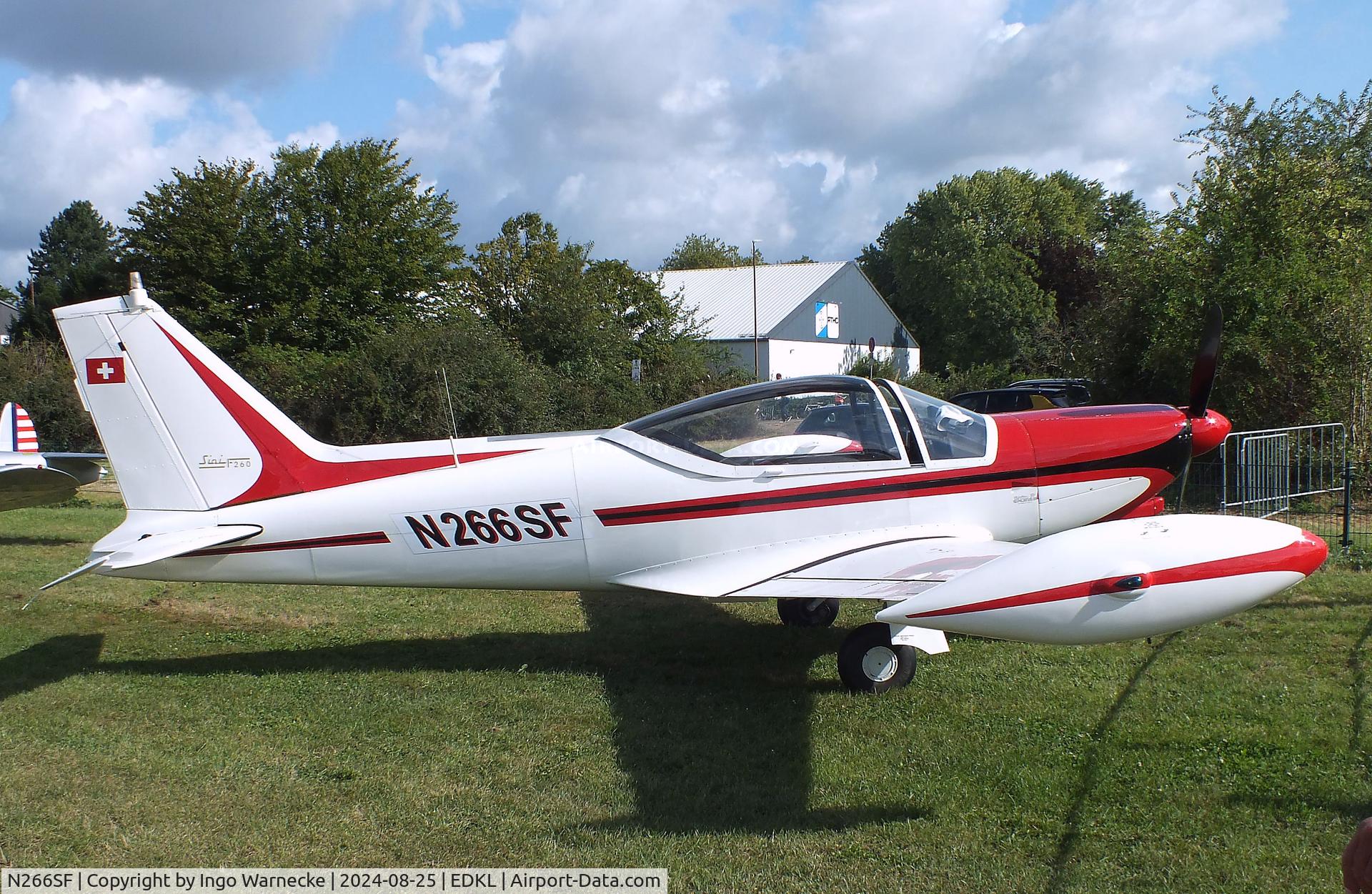 N266SF, 1969 SIAI-Marchetti SF-260 C/N 2-29, SIAI-Marchetti SF.260 at the 2024 Flugplatzfest Leverkusen airfield display