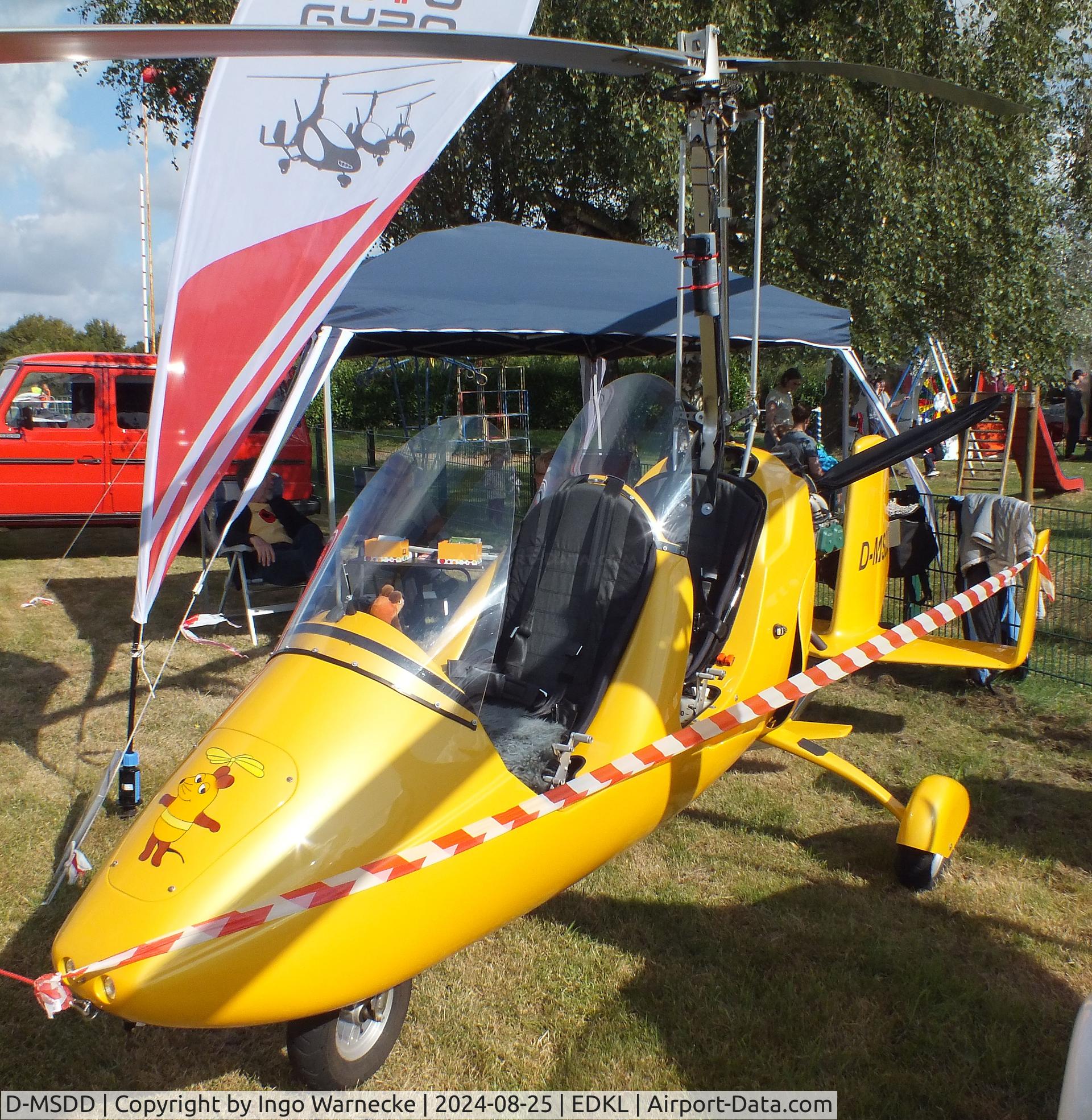 D-MSDD, AutoGyro MTOSport C/N not found_D-MSDD, AutoGyro MTOSport at the 2024 Flugplatzfest Leverkusen airfield display