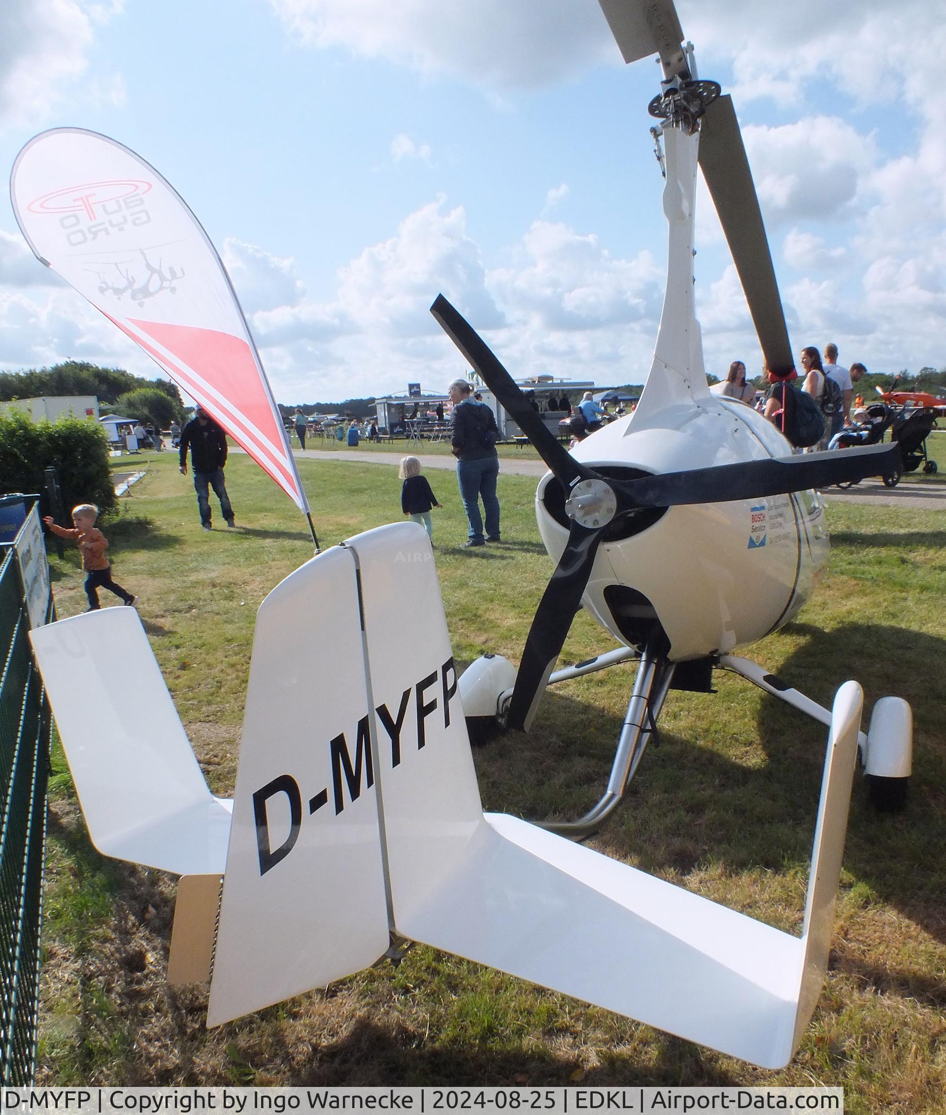 D-MYFP, AutoGyro Calidus C/N not foung D-Myfp, AutoGyro Calidus at the 2024 Flugplatzfest Leverkusen airfield display