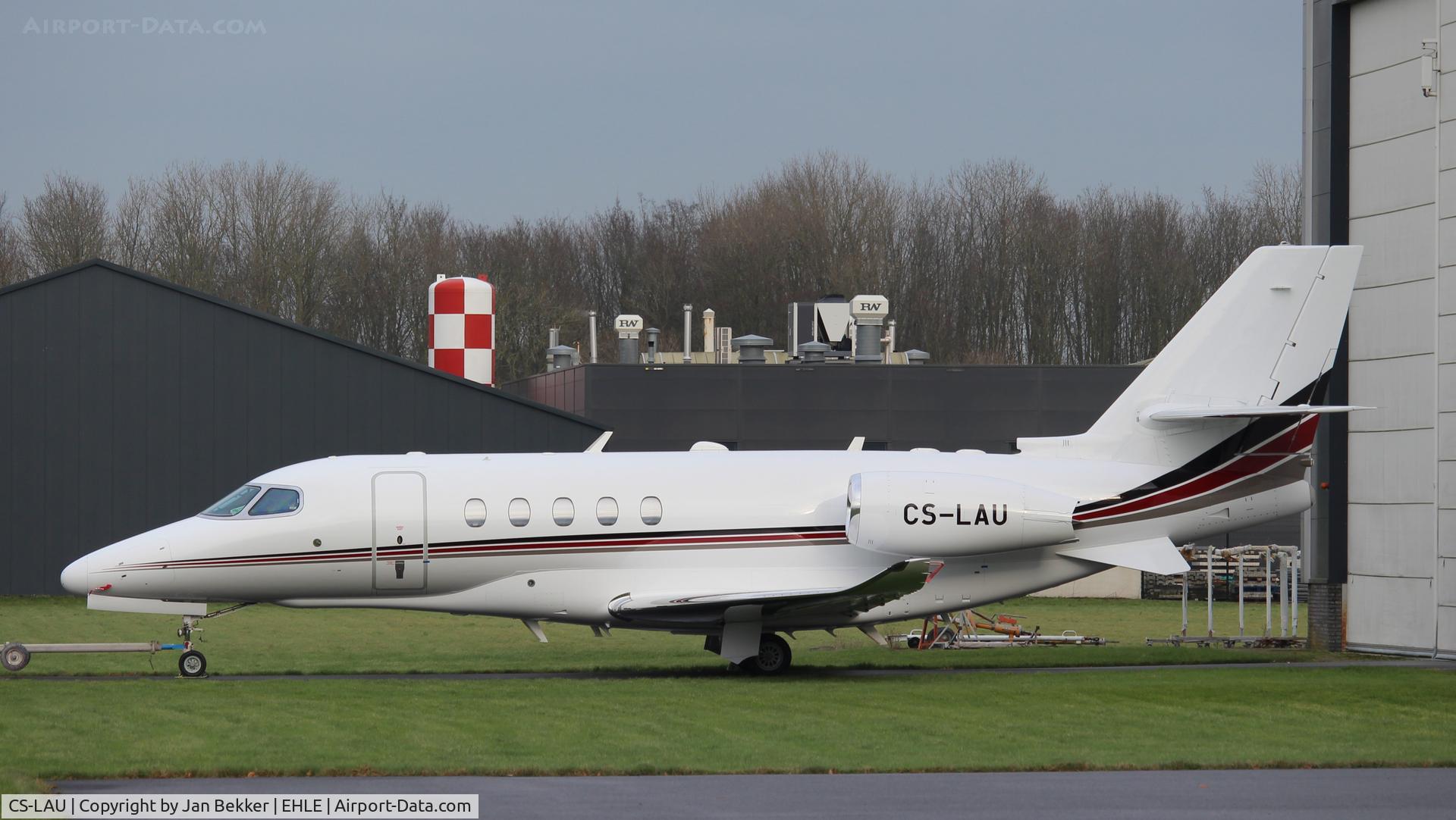 CS-LAU, 2016 Cessna 680A Citation Latitude C/N 680A-0027, After its minor metamorphosis by Satys ready to go again
Registration moved to the nacelles (Without the stripes now) and the stripes on the tail are now in a lower position.