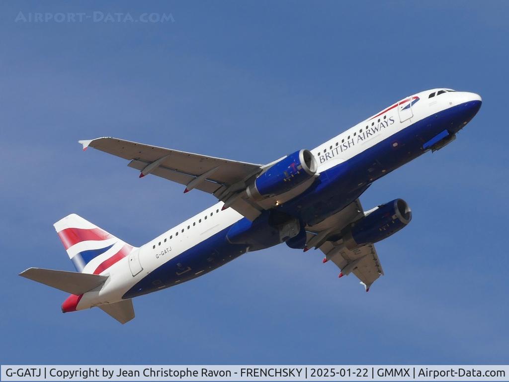 G-GATJ, 2001 Airbus A320-233 C/N 1509, Marrakesh (RAK)	London (LGW)	BA2811
