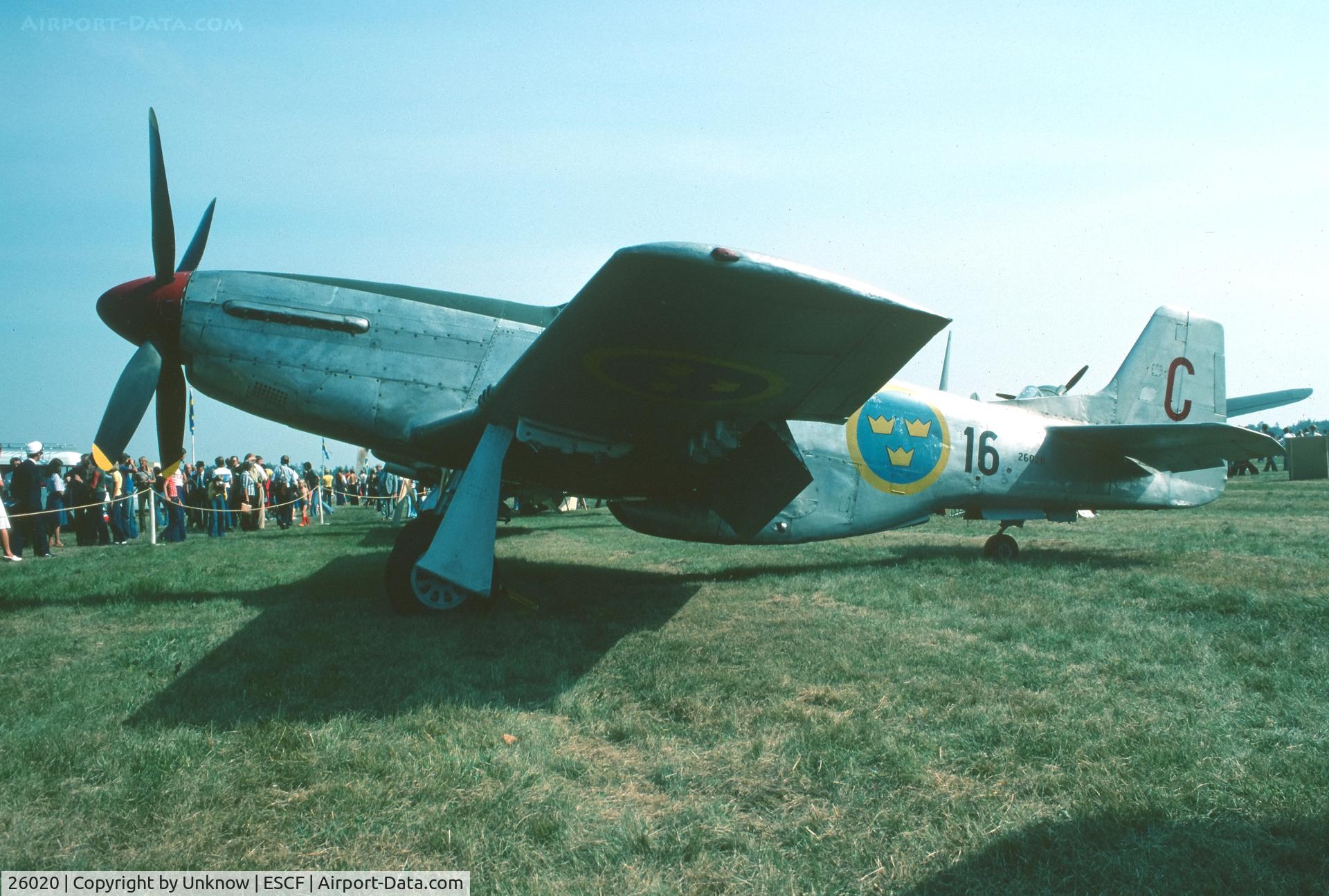 26020, 1944 North American J-26 (P-51D) C/N 122-31718, Malmen Air Base