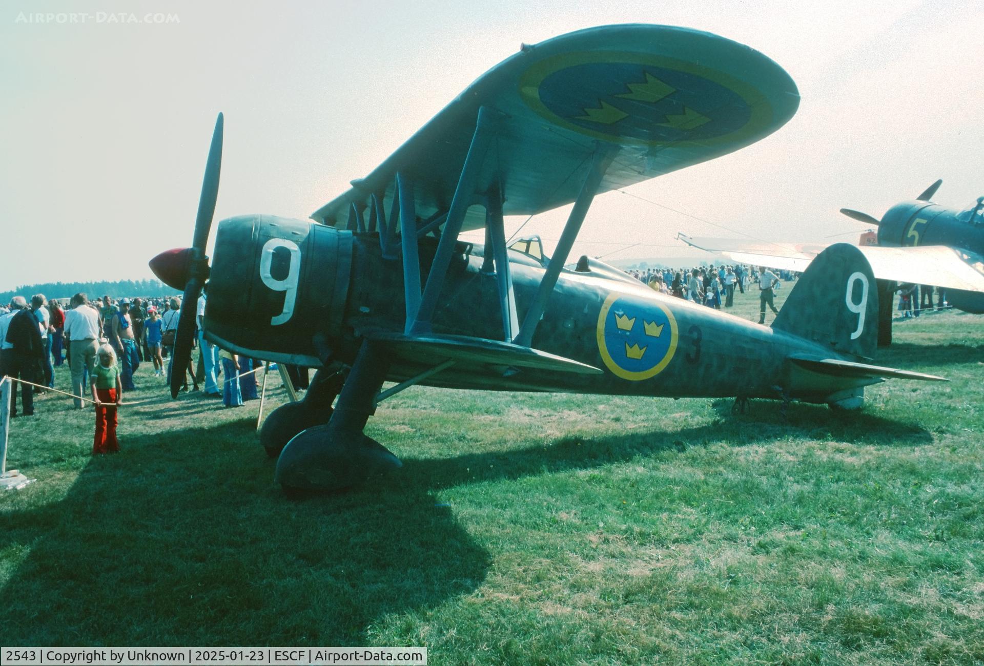 2543, Fiat CR.42 Falco C/N 921, Malmen Air Base