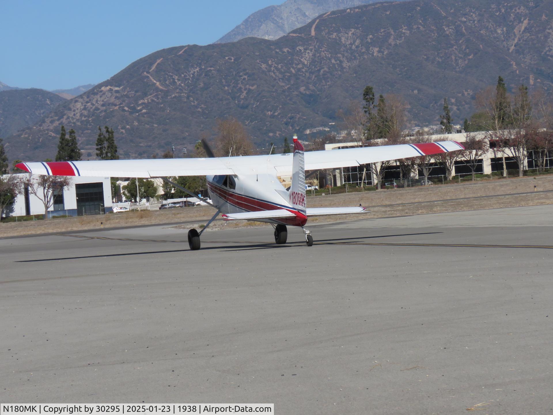N180MK, 1955 Cessna 180 C/N 31409, Taxiing