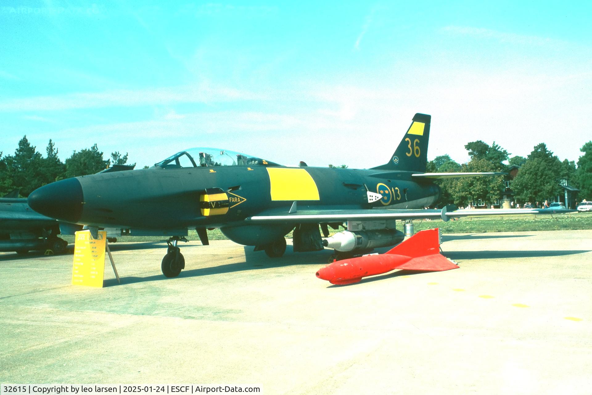 32615, 1960 Saab J-32E Lansen C/N 32-615, Malmen Air Base